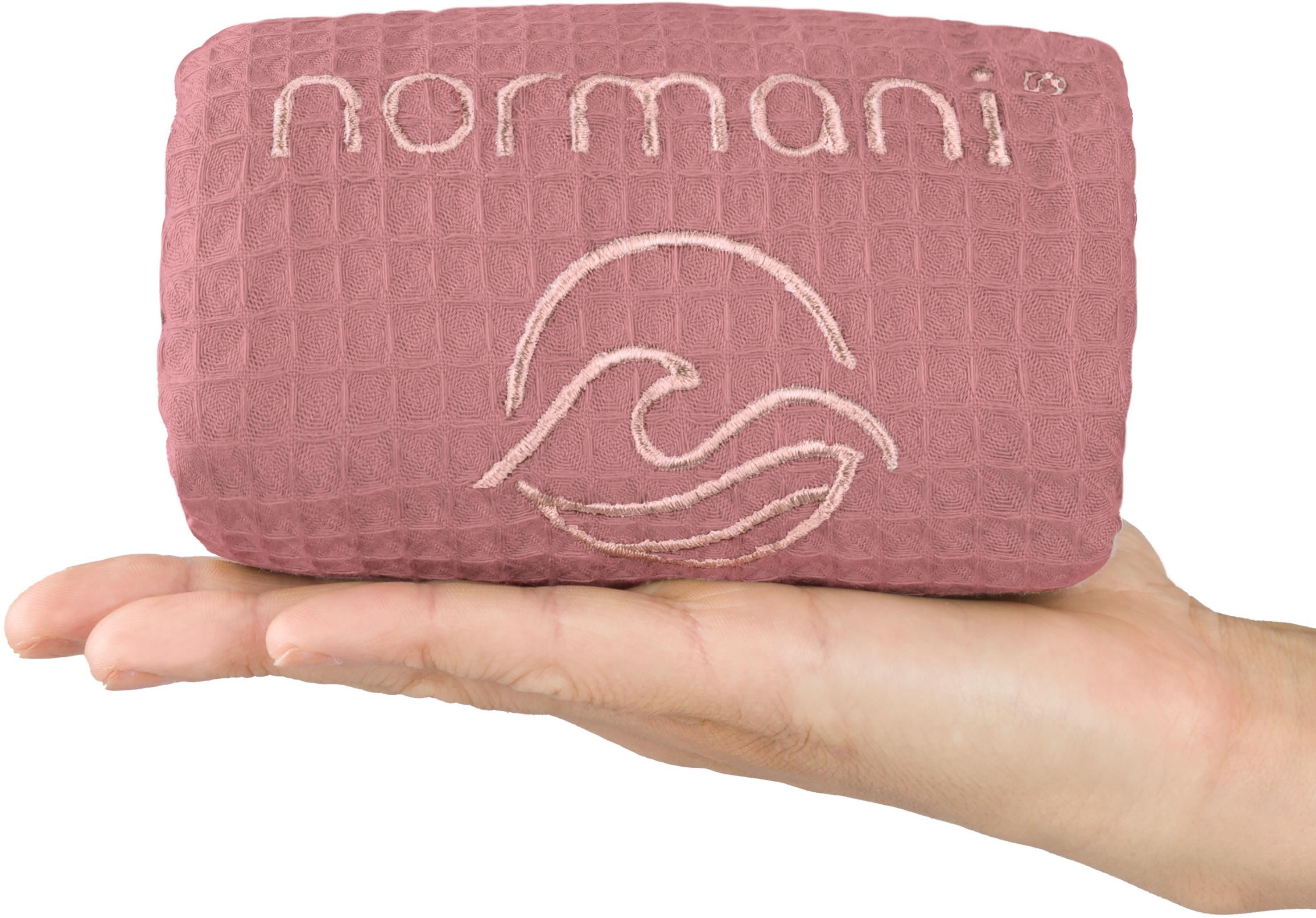 normani Badeponcho Kinder Badeponcho Baku, Langform, Viskose, atmungsaktiv, schnelltrocknend, Schlupf, Badeponcho für Kinder aus 100 % Bambusviskose – Bild 5 von 5