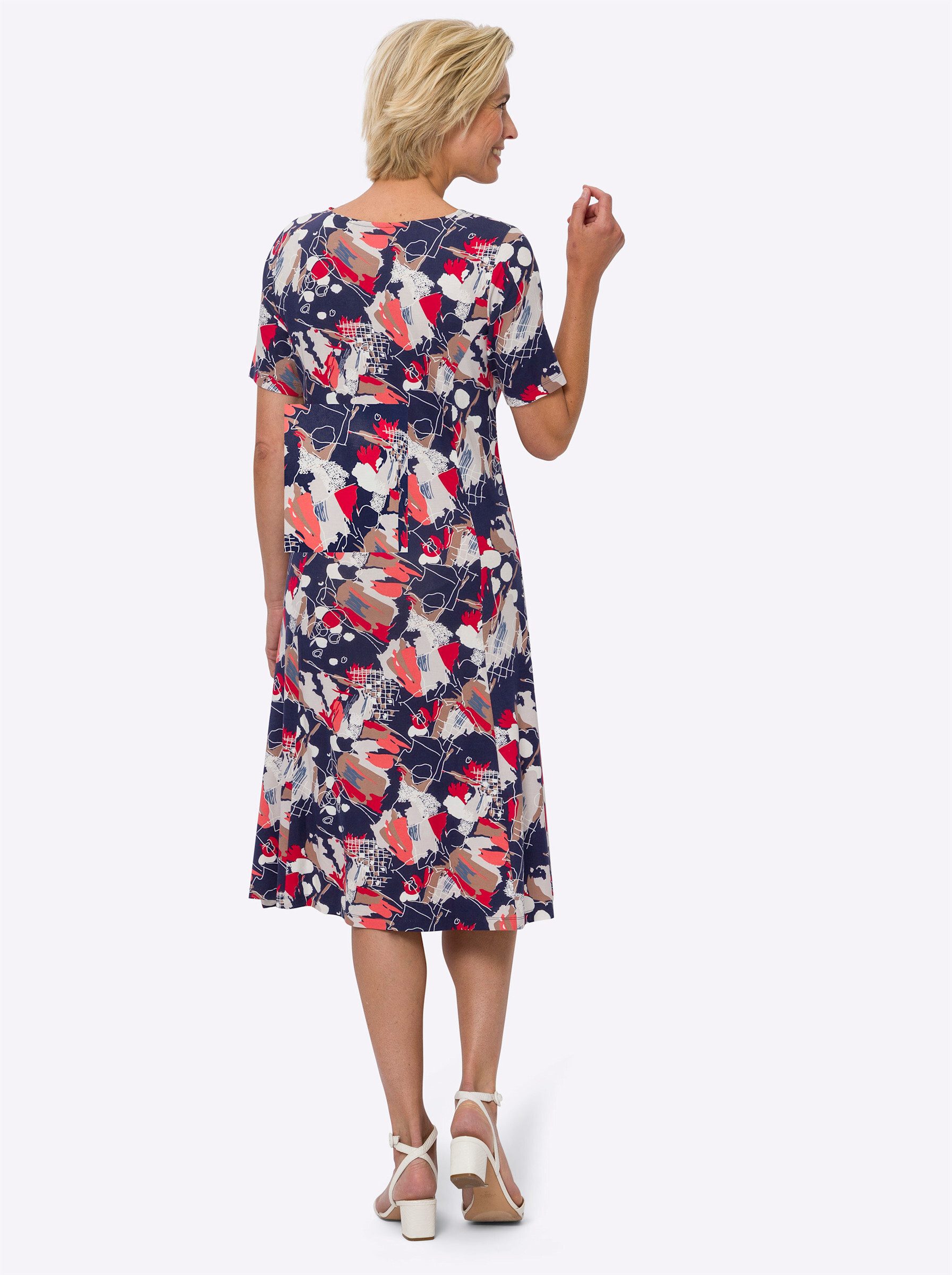 Sieh an! Etuikleid Jersey-Kleid Kurzarm günstig online kaufen
