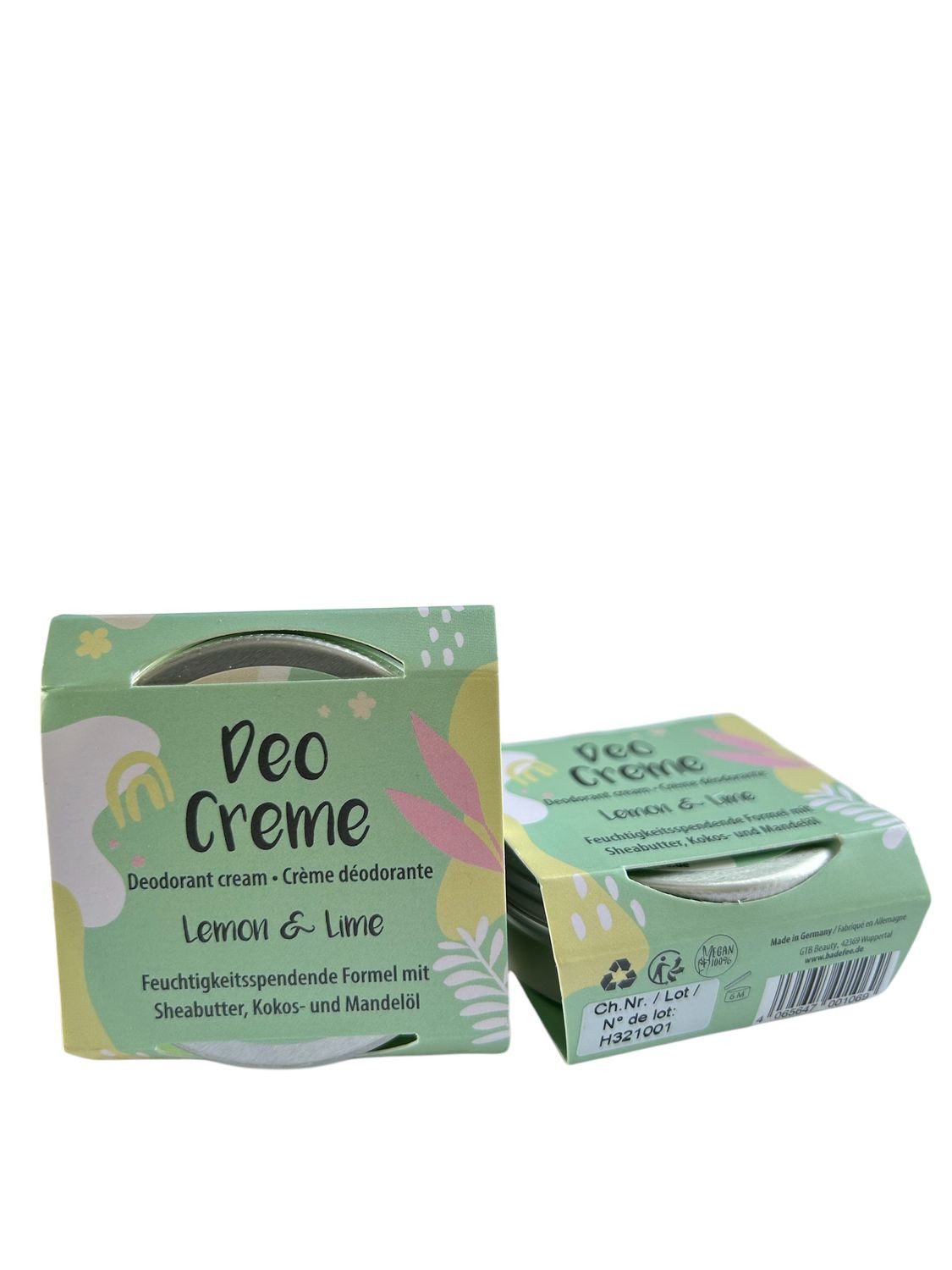 Badefee Deo-Creme Lemon & Lime, 1-tlg., Deocreme 45 ml