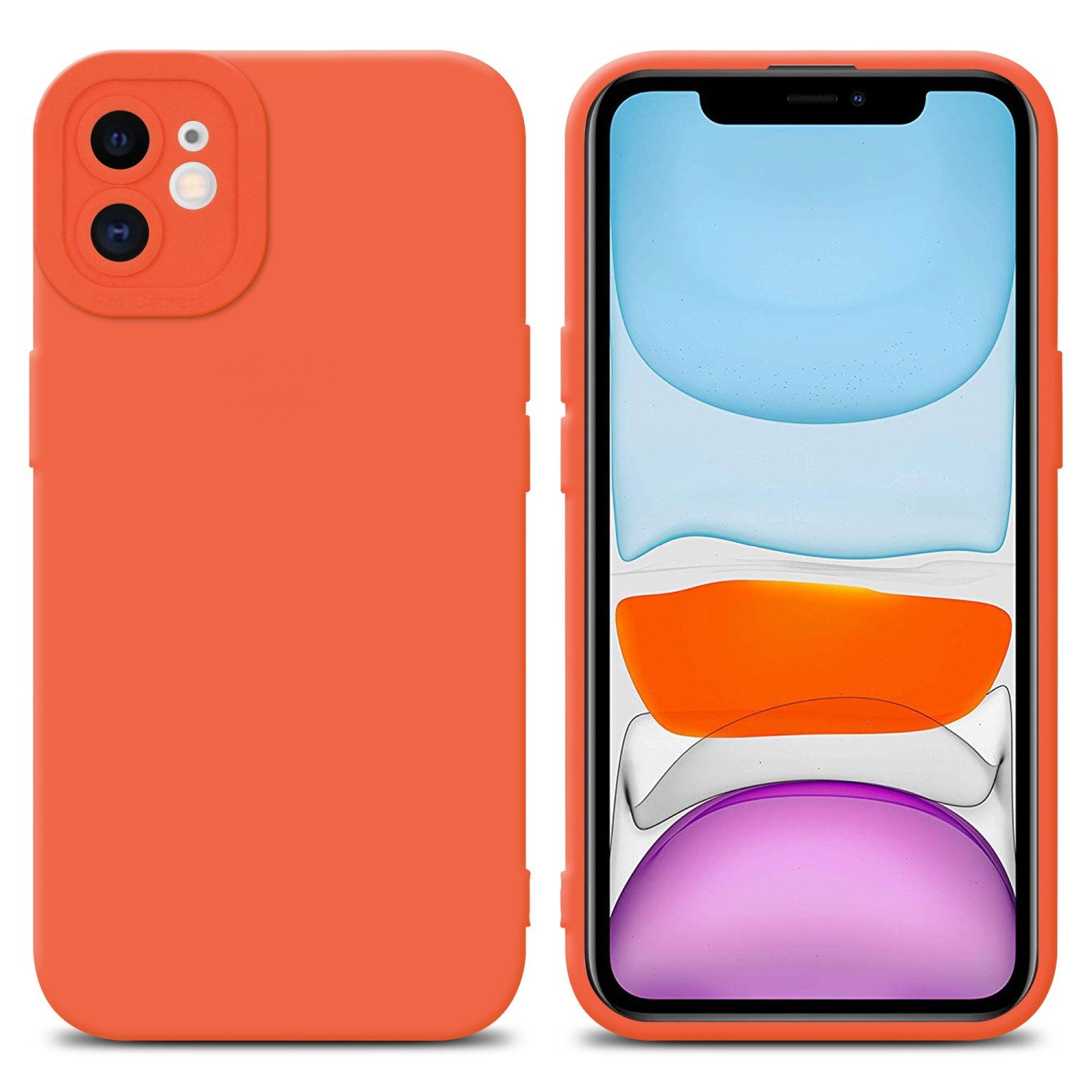 Cadorabo Handyhülle für iPhone 11 Hülle Apple iPhone 11, Hülle Schutzhülle TPU Silikon Case Cover