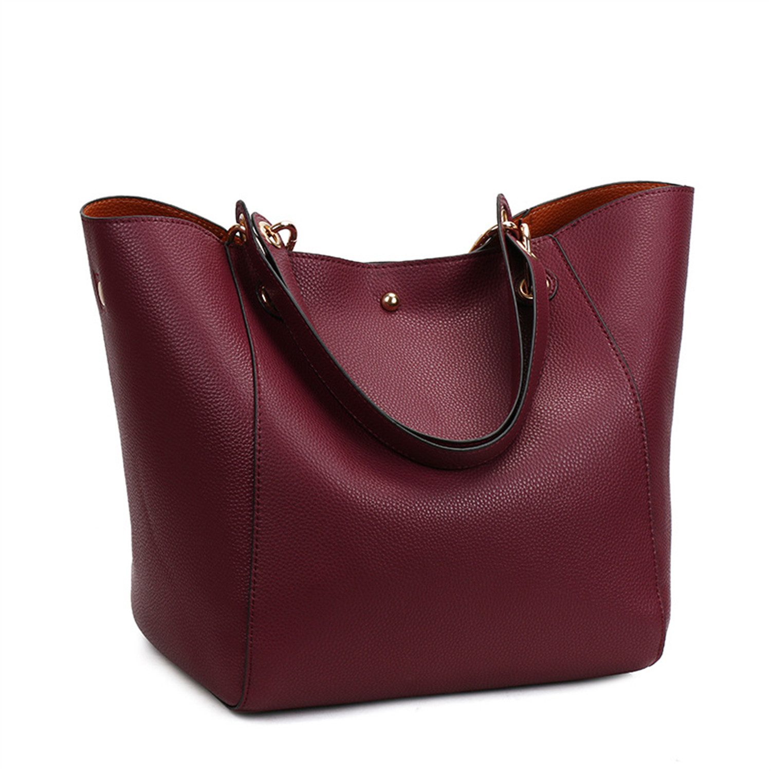 XDeer Schultertasche Damen-Shopper Tote Große Kunstleder-Handtasche, Wasserschutz & Ledergriff - Perfektes Geschenk für Frauen