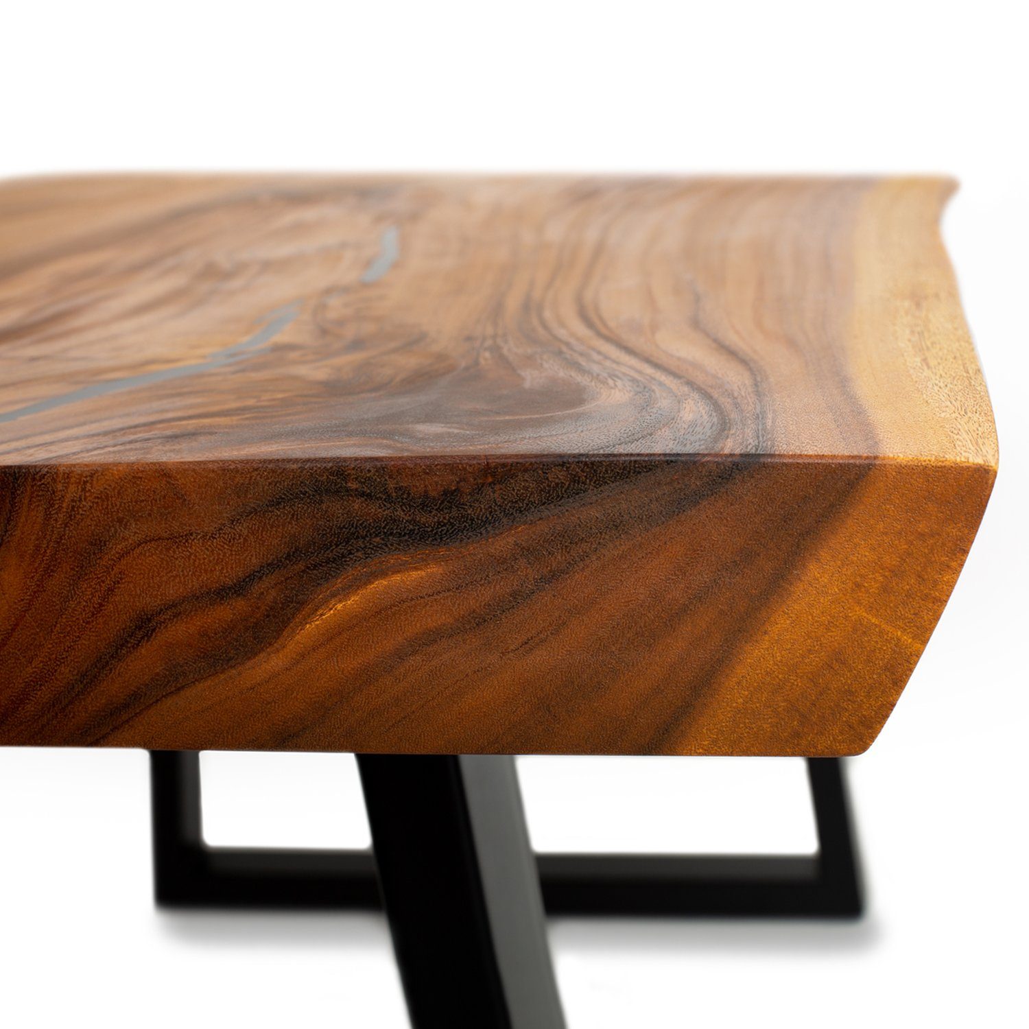 Tisch Esstisch Rikmani Massivholz Schreibtisch Holz SAMSON Baumkante