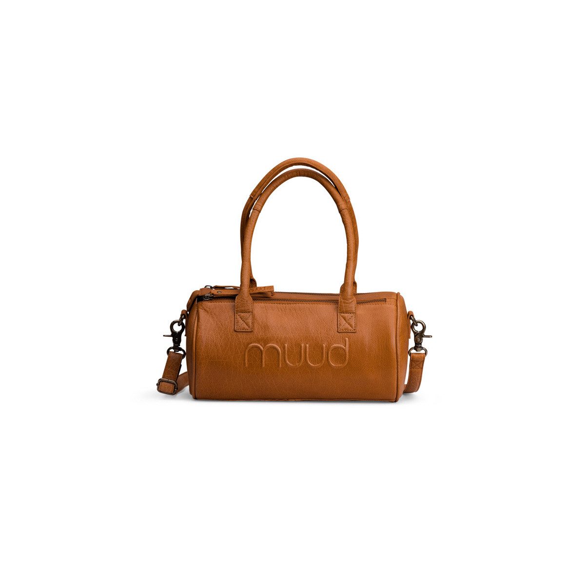 muud Handtasche Leder Crossbody Drew mini Whisky