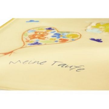 Hama Fotoalbum Fotoalbum Buch-Album Motiv Taufe Teddy Ballon, 60x Seiten Bilder Baby Kinder, 2 Textvorspannseiten, Säurefrei