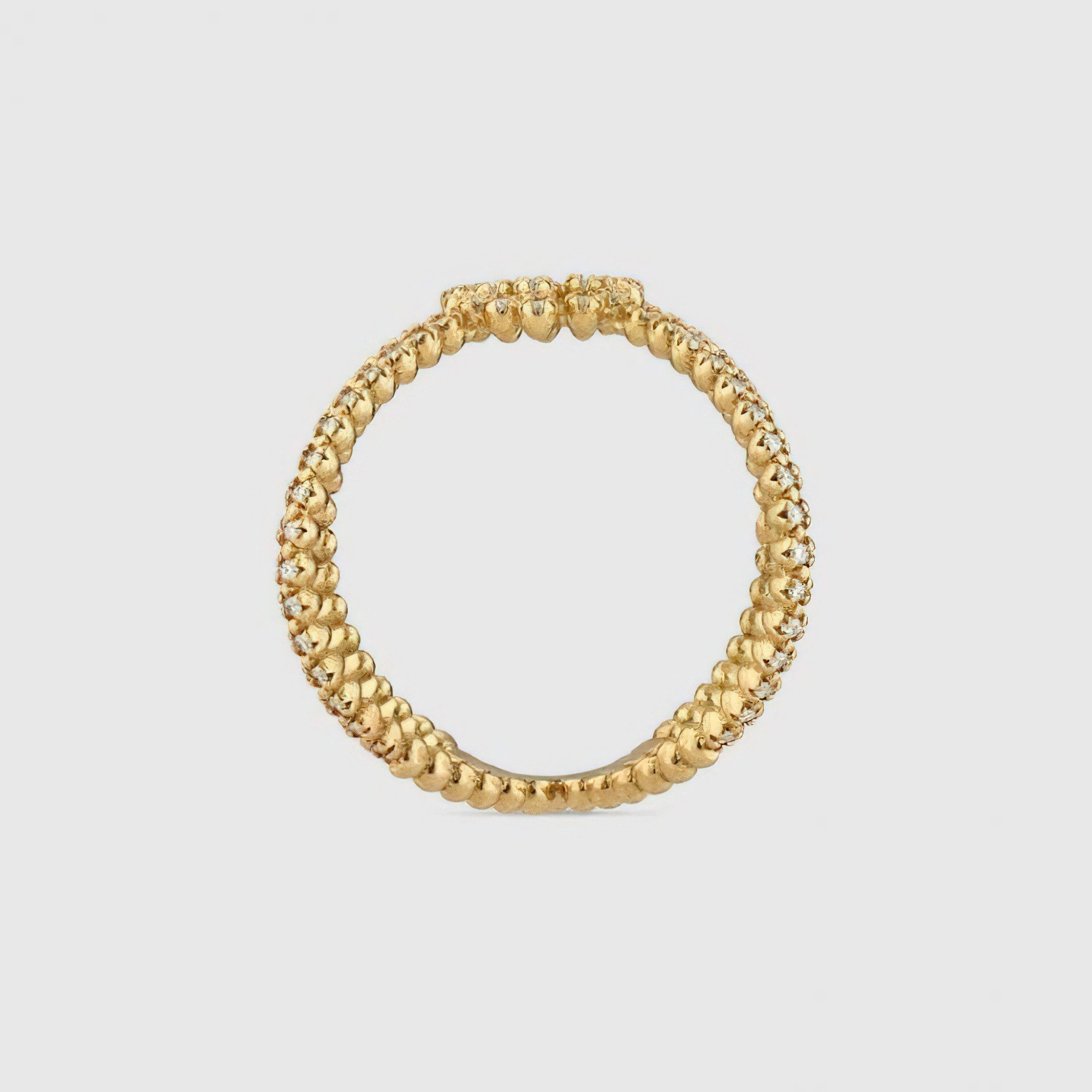GUCCI Goldring GG Running X Diamant