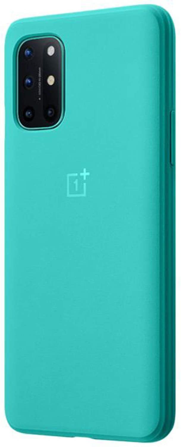 OnePlus Smartphone-Hülle Original OnePlus 8T Sandstone 6,55" Bumper Case 5431100177 Cyan 16,64 cm (6,55 Zoll)