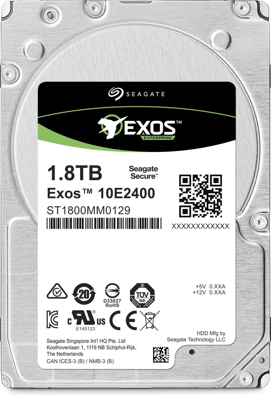 Seagate Exos 10E2400 1,8TB HDD ST1800MM0129 2,5 Zoll SAS 10000RPM interne HDD-Server-Festplatte