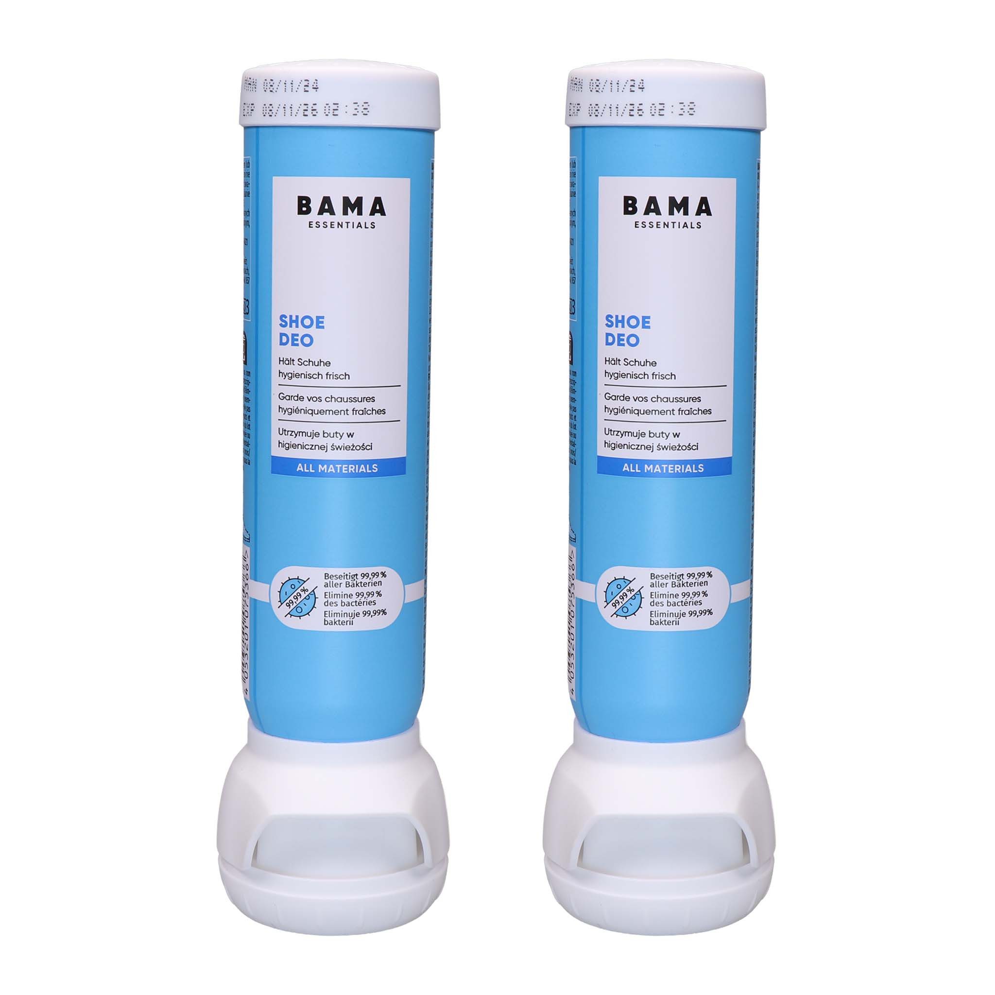BAMA Group Schuhdeo 2 Dosen Bama Essentials Shoe Deo – antibakterielle Frische