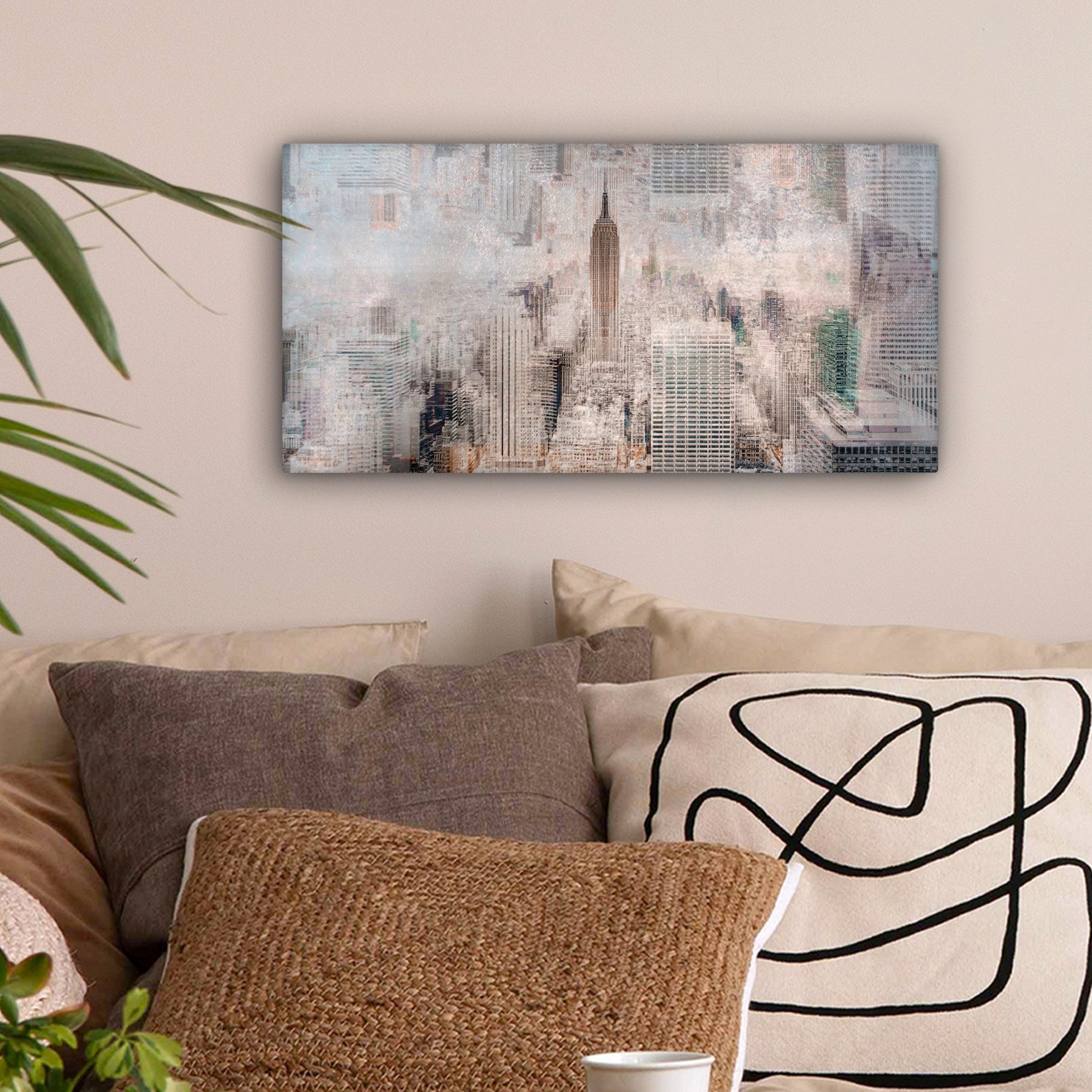 OneMillionCanvasses® Leinwandbild Panorama New York - günstig online kaufen