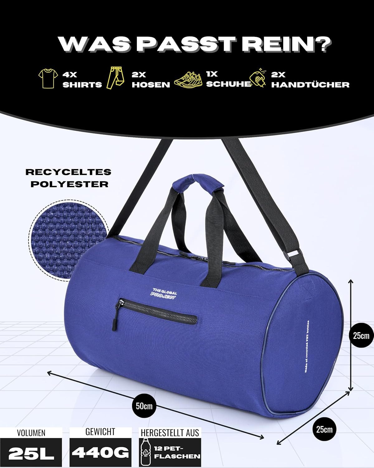 The Global Project Sporttasche Allzwecktasche Sporttasche günstig online kaufen