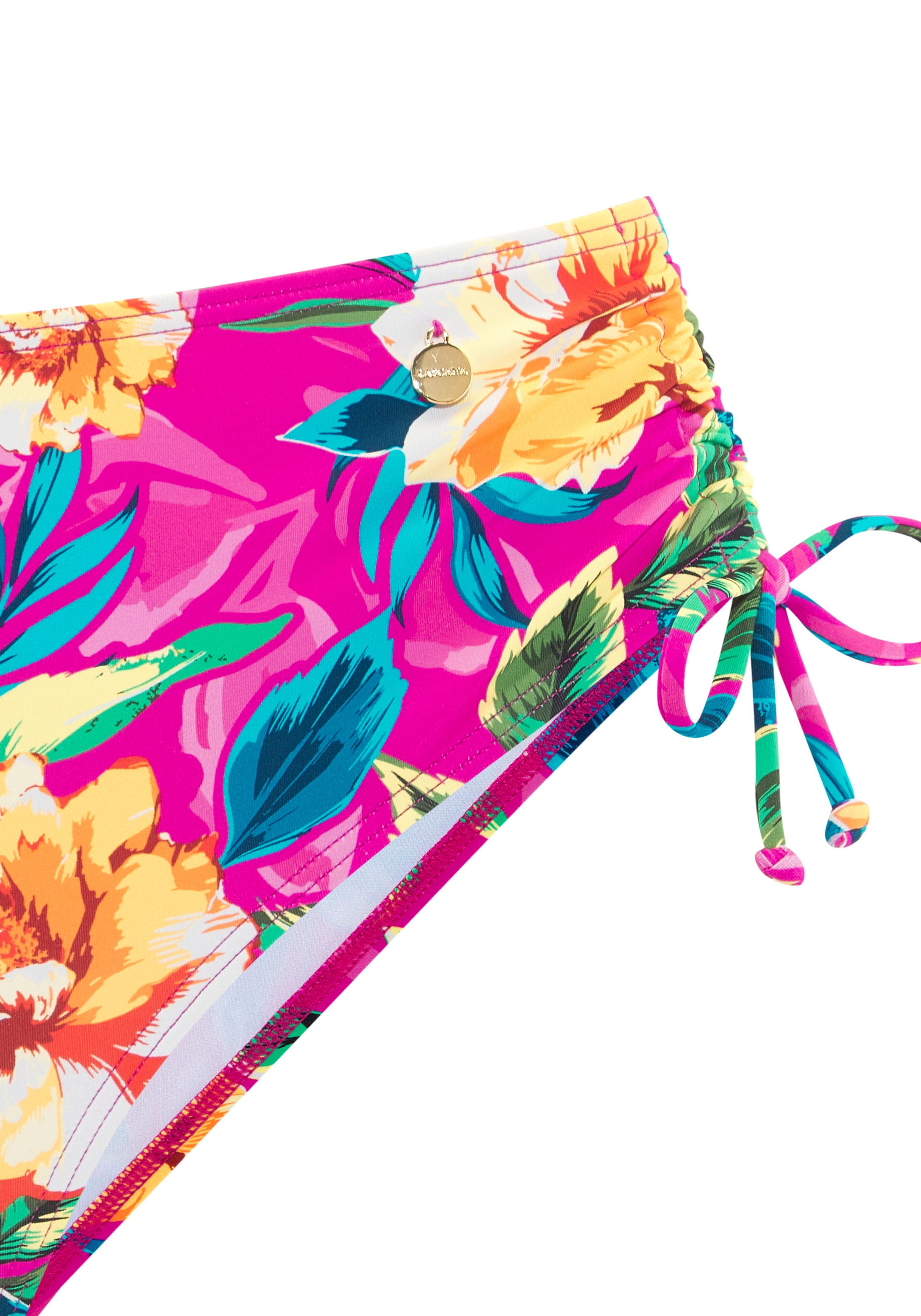 LASCANA Bikini-Hose Riley mit floralem Allover-Print