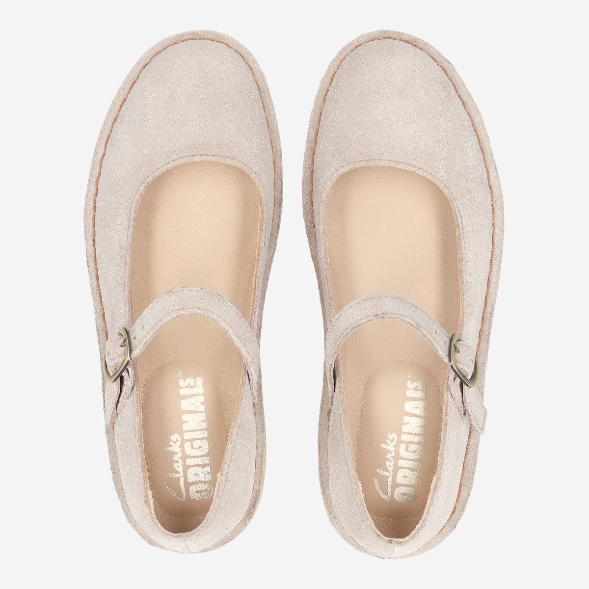 Clarks Clarks Desert Jane 26180449 4, Ballerina, Beige, Damen Ballerina