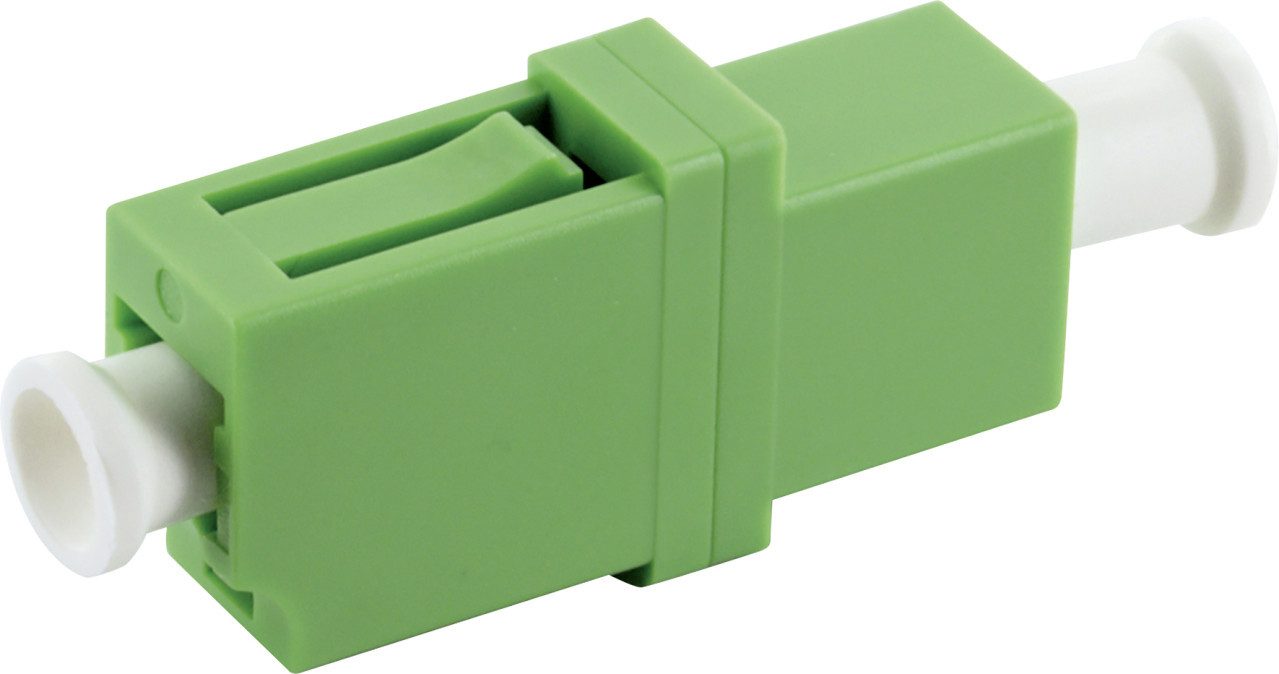 Schwaiger Glasfaser Adapter Simplex grün Glasfaserkabel