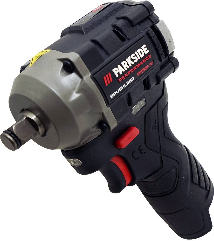 PARKSIDE PERFORMANCE® Akku-Schlagschrauber 12V ½" Akku Schlagschrauber 350Nm 933g PPDSSA 12 (ohne Akku), 2700 U/min, 350 Nm, Werkzeugaufnahme: 1/2" Außenvierkant
