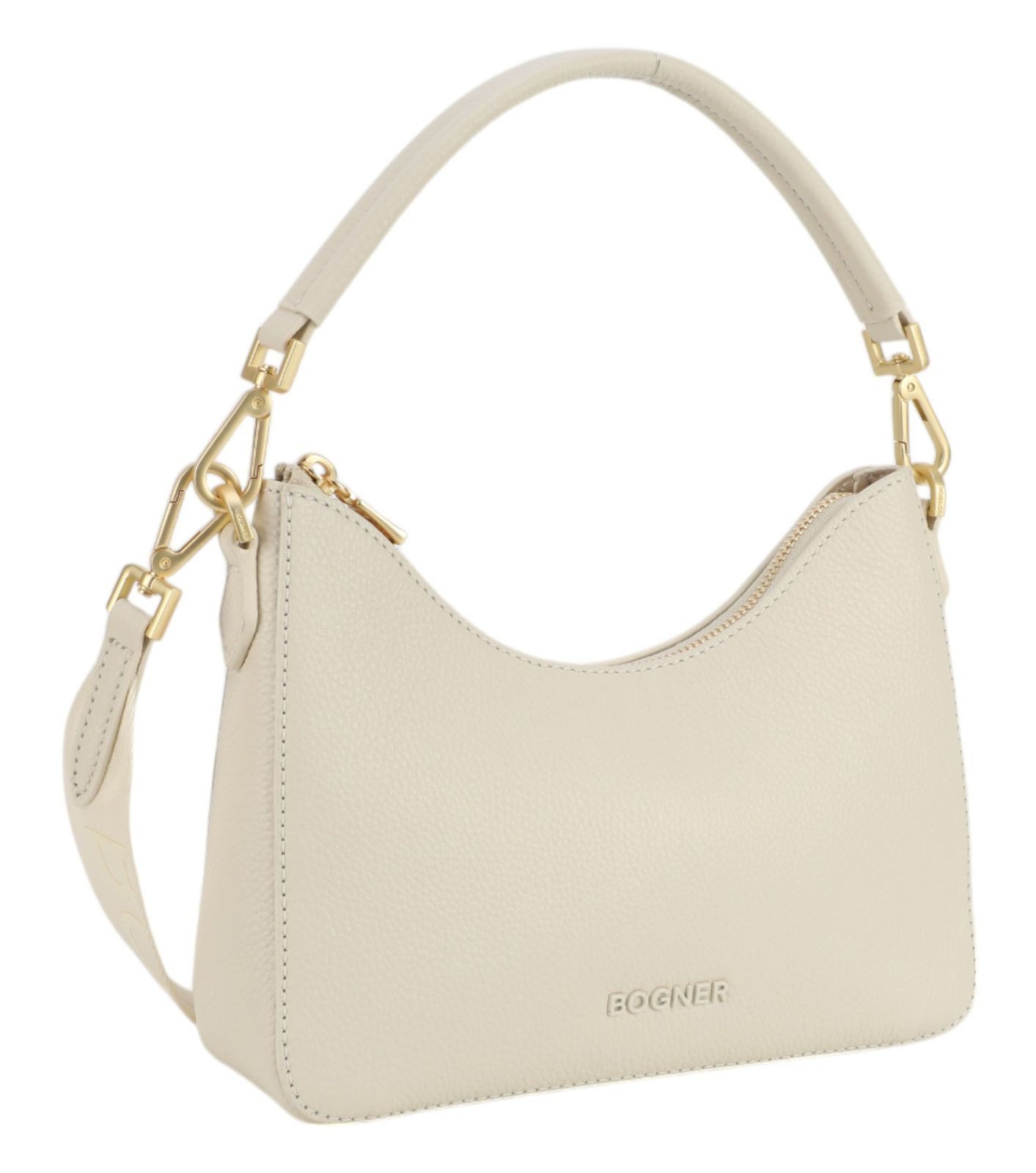 BOGNER Schultertasche Lora Shoulderbag, aus echtem Rindsleder