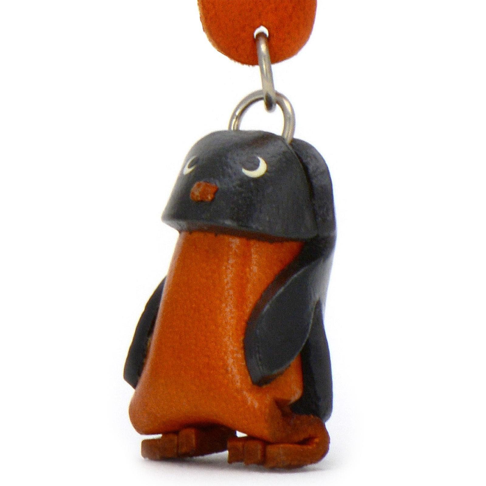 Schlüsselanhänger Set Pinguin Schlüsselanhänger aus Leder