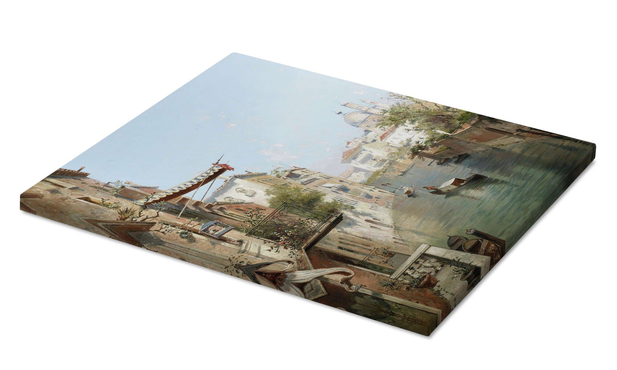 Posterlounge Wandbild Canale San Barnaba, Venedig, Franz Richard Unterberger, erhältlich als Poster, Leinwandbild, Wandsticker oder Acrylglasbild