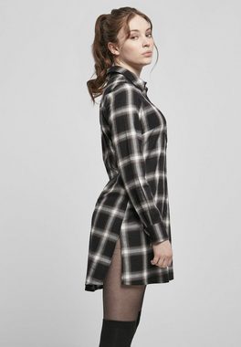 URBAN CLASSICS Shirtkleid Urban Classics Damen Ladies Cotton Check Shirt Dress (1-tlg)