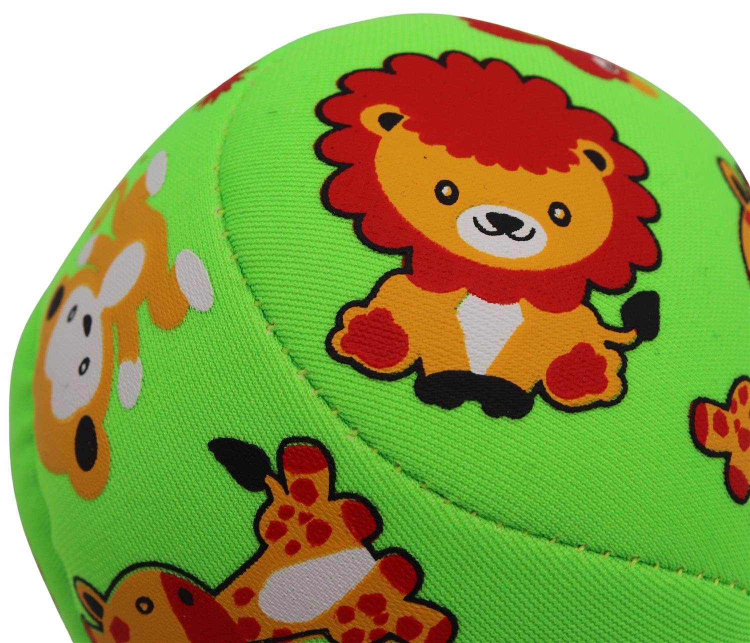 Sunflex Softball Youngster Neopren Softball Jungle, Beachball Strandball Wasserball Funball Kindgerecht Neopren Ball
