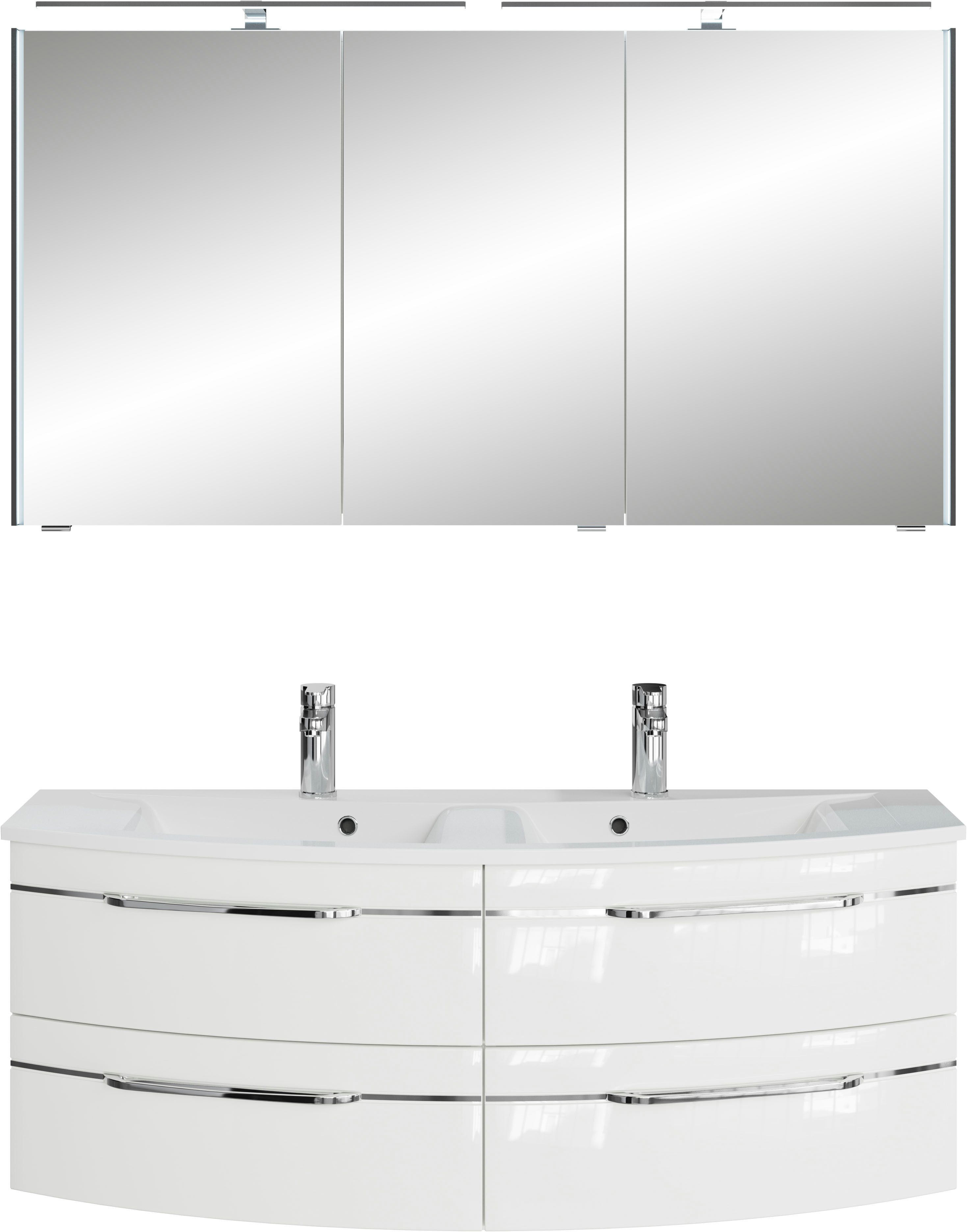 Saphir Badmöbel-Set Badezimmer-Set 133,2 cm breit, günstig online kaufen