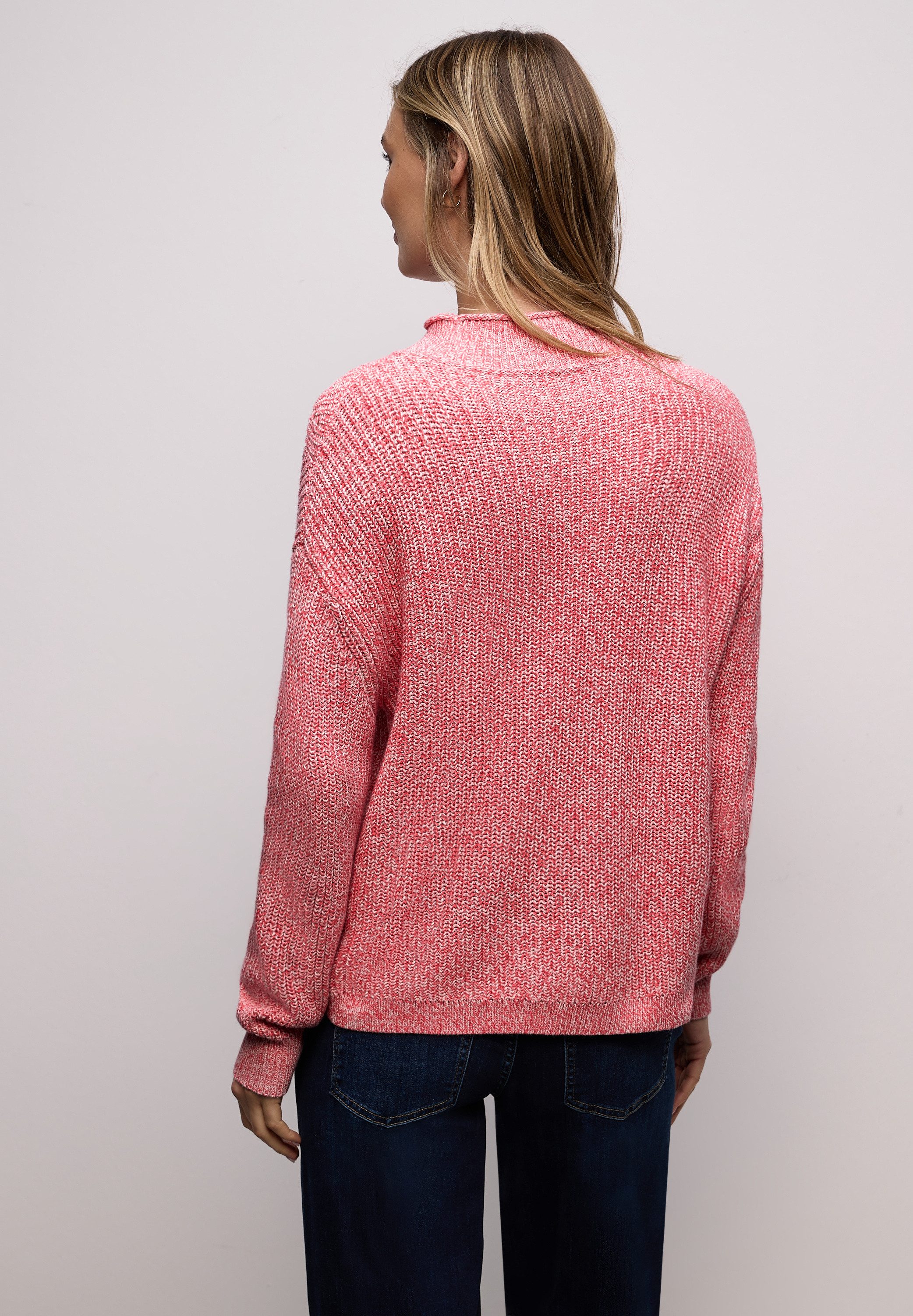 STREET ONE Longpullover mit Strick-Detail