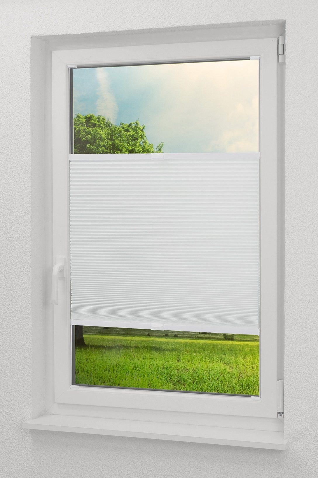 LYSEL® Plissee waben Tageslicht, blickdicht, HxB 130x40cm