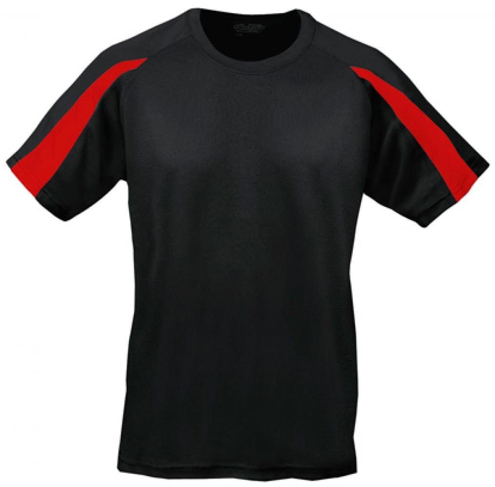 Just Cool Trainingsshirt Contrast Cool Sport T-Shirt + WRAP zertifiziert