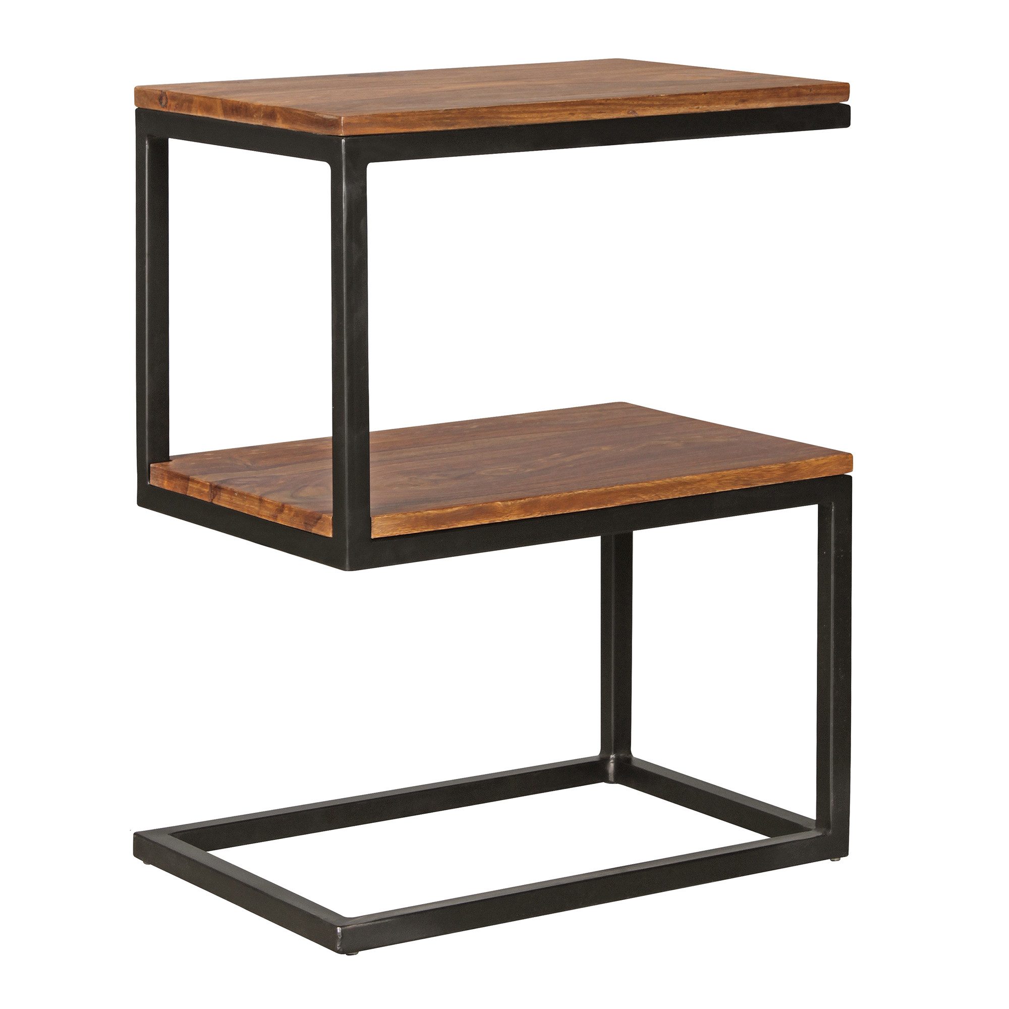 FINEBUY Beistelltisch SuVa10296_1 (S-Form Massivholz / günstig online kaufen