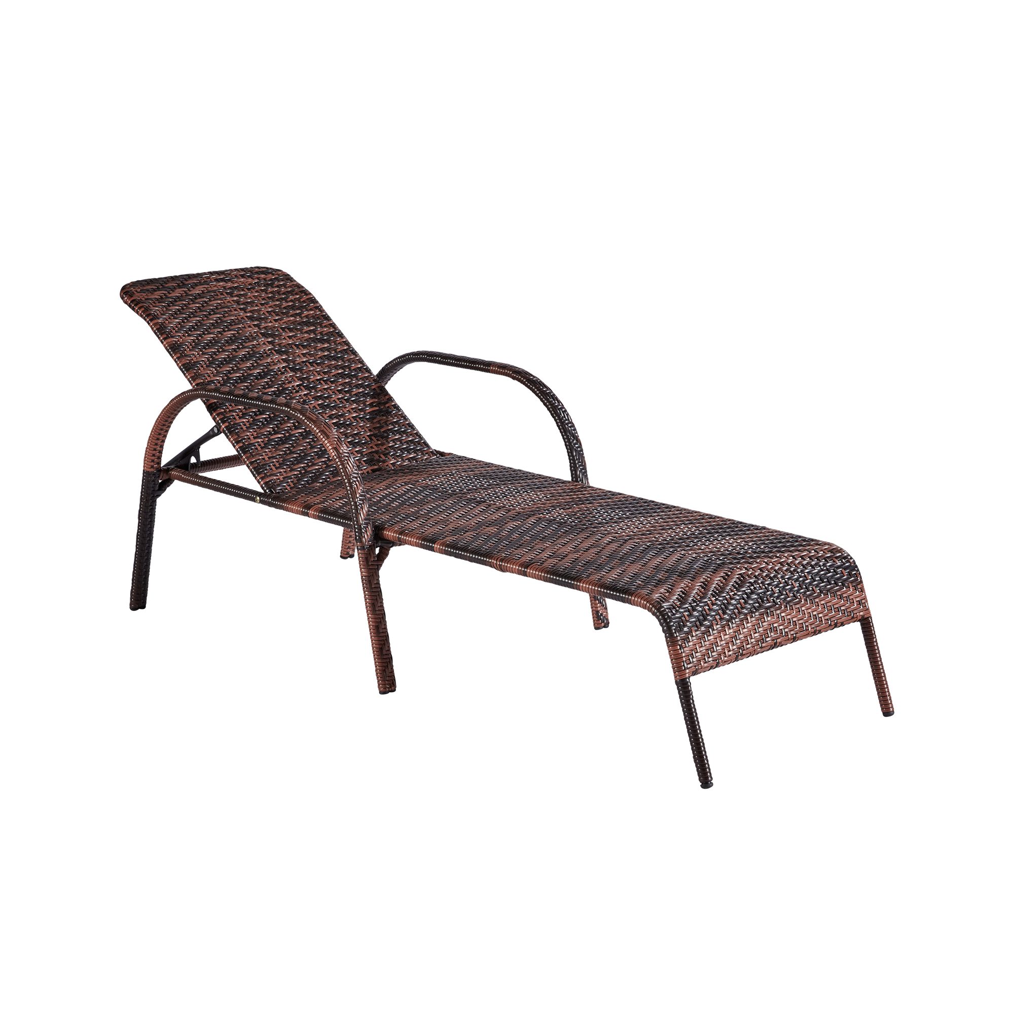 wuuhoo Gartenliege »Polyrattan Sonnenliege Palma in braun ...