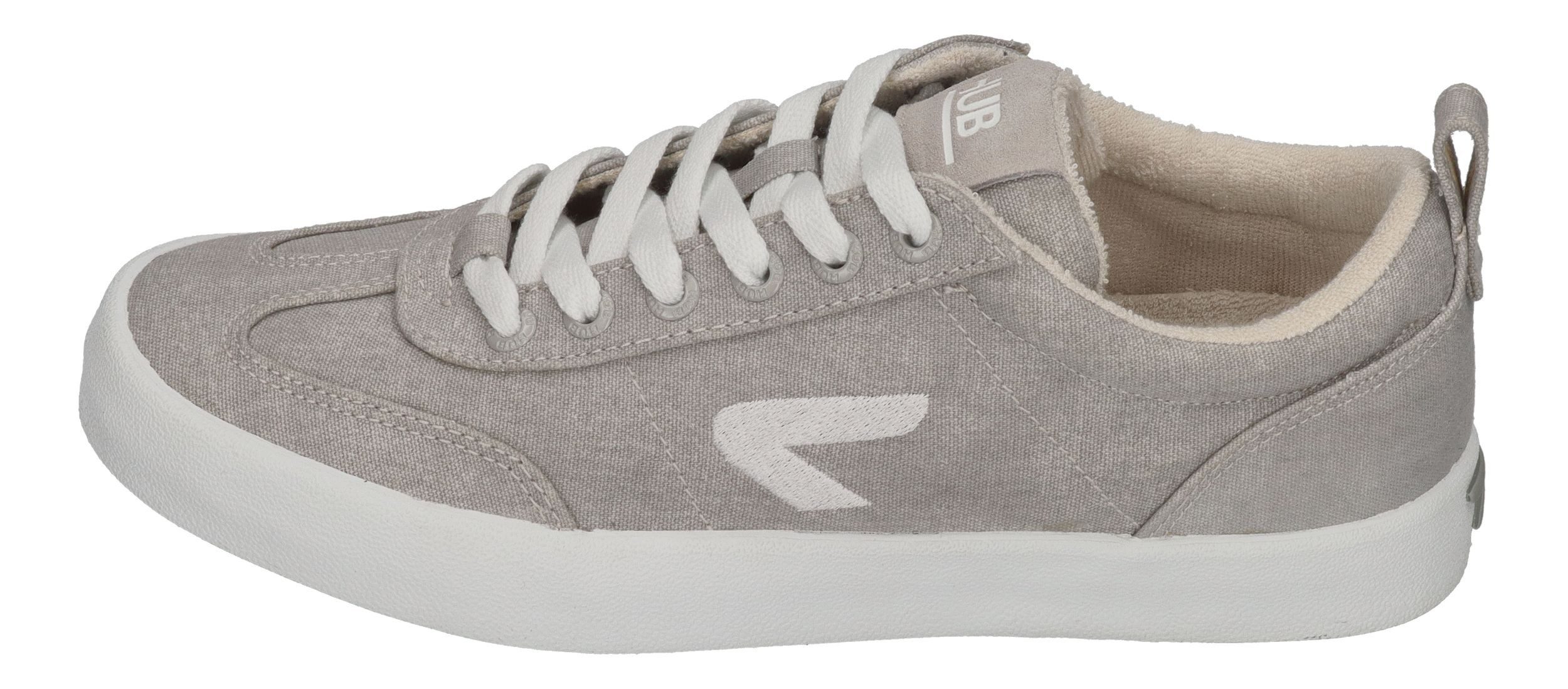 HUB Miami Sneaker Neutral Grey White