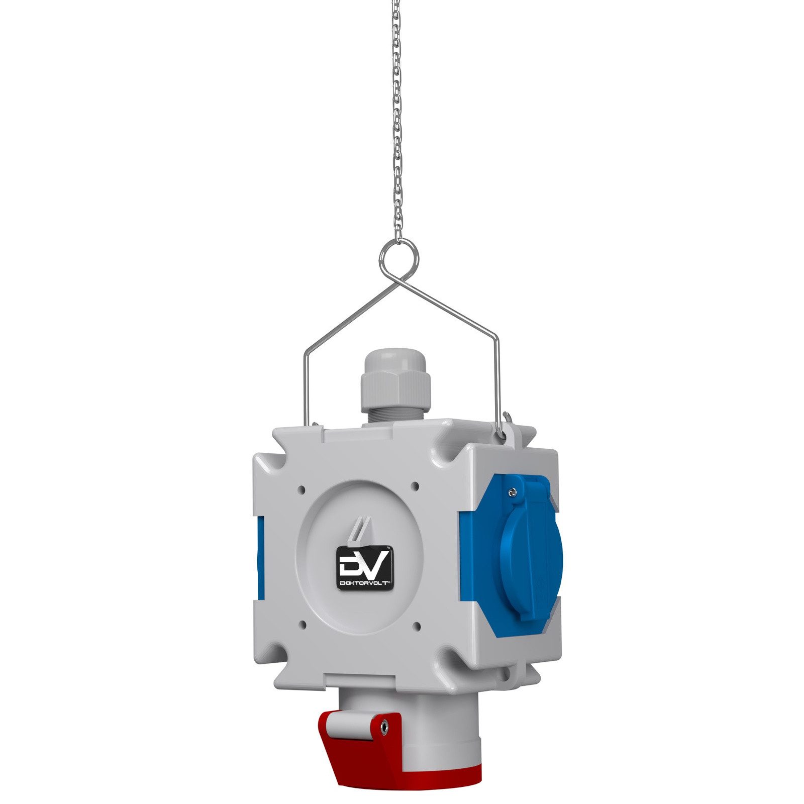 Doktorvolt Stromverteiler Energiewürfel Stromverteiler mDV franz/belg System 2x230V 1x16A/5P