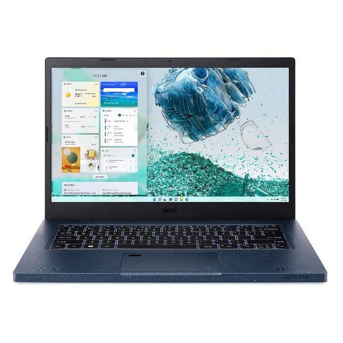 Acer Aspire Vero AV14-51 Blau Notebook (35.6 cm/14 Zoll Intel® i7-1255U Iris Xe Graphics)