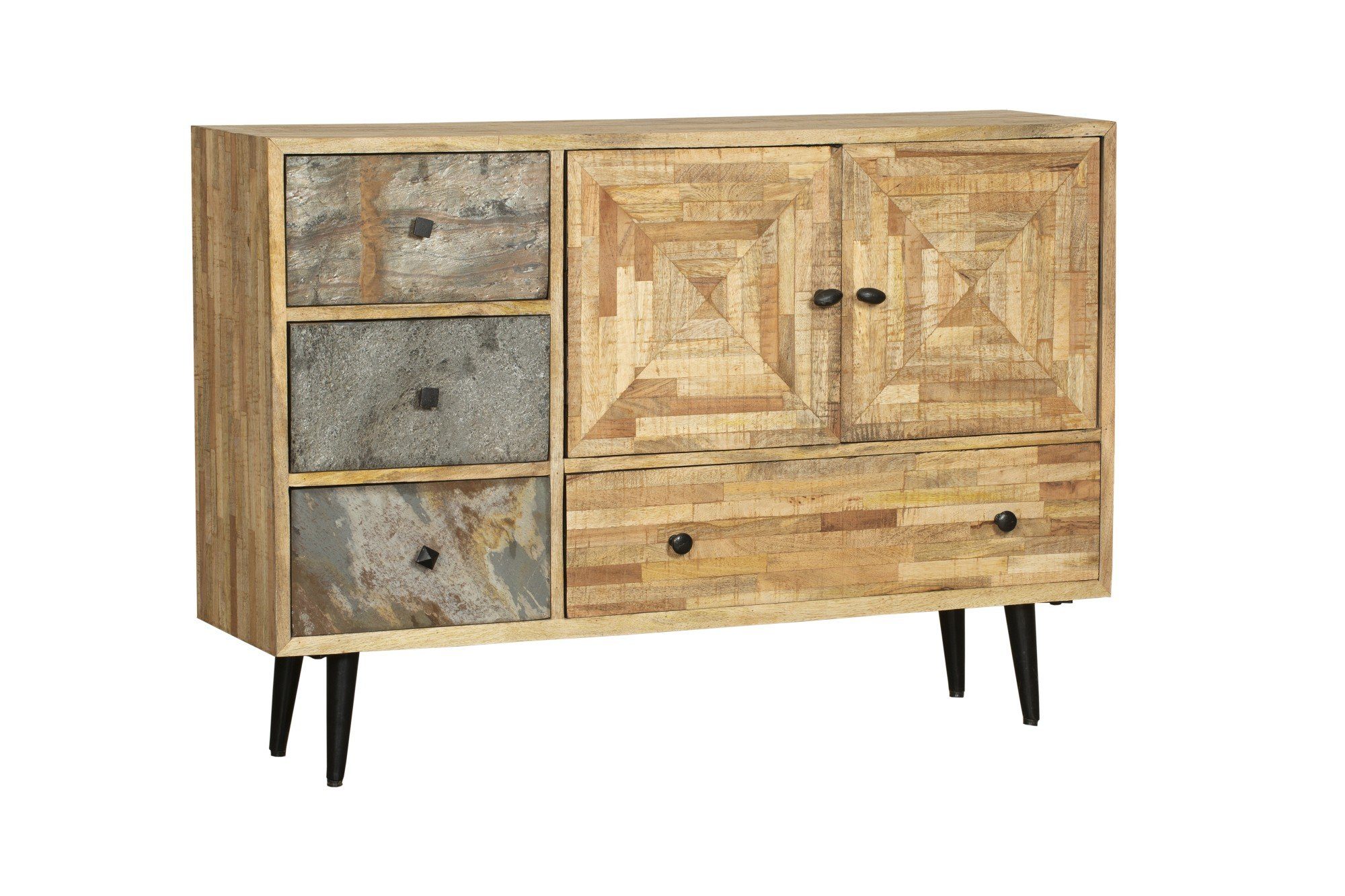 INTERIA Home & Living Sideboard, Sideboard YAMUNA Kommode Schrank Anrichte Holz Buffet