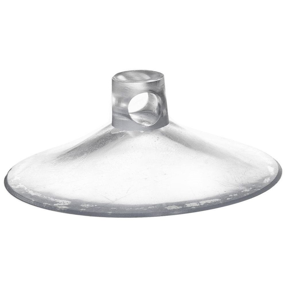 Orion Group Wandhaken Saugnapf mit Öse transparent rund, Glas,Spiegel,Fliesen,Auto, wiederverwendbar, kein Bohren nötig, 4,5 cm