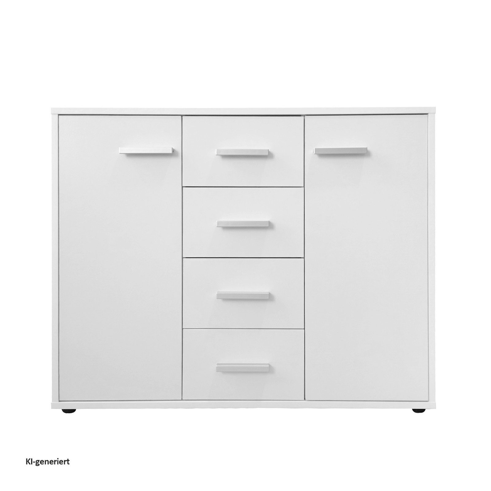 HTI-Line Kommode Nina mit 4 Schubladen (Stück, 1 St., 1 Kommode), Anrichte Sideboard Schrank