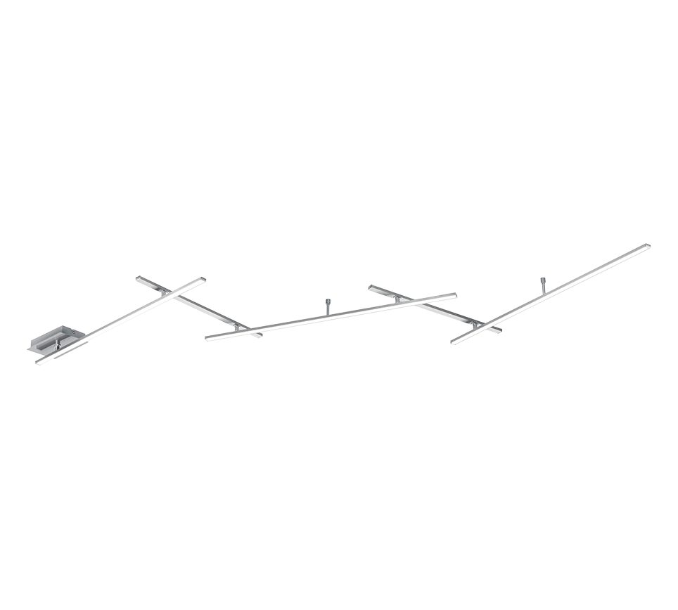 TRIO Leuchten LED Deckenleuchte Indira, Dimmer, günstig online kaufen