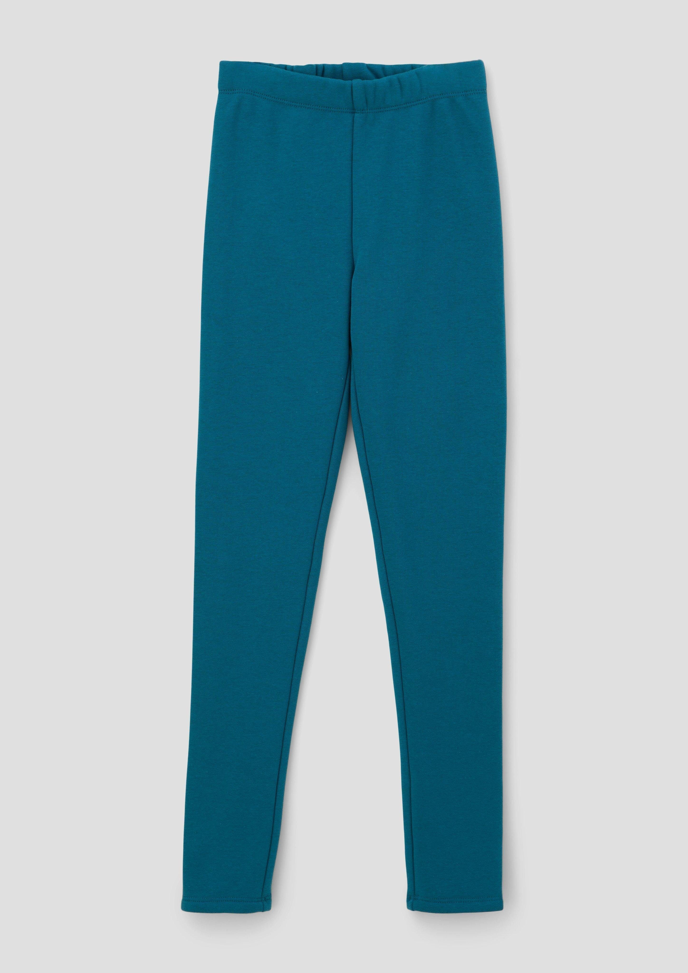 s.Oliver Leggings Leggings aus aquamarin Thermofleece