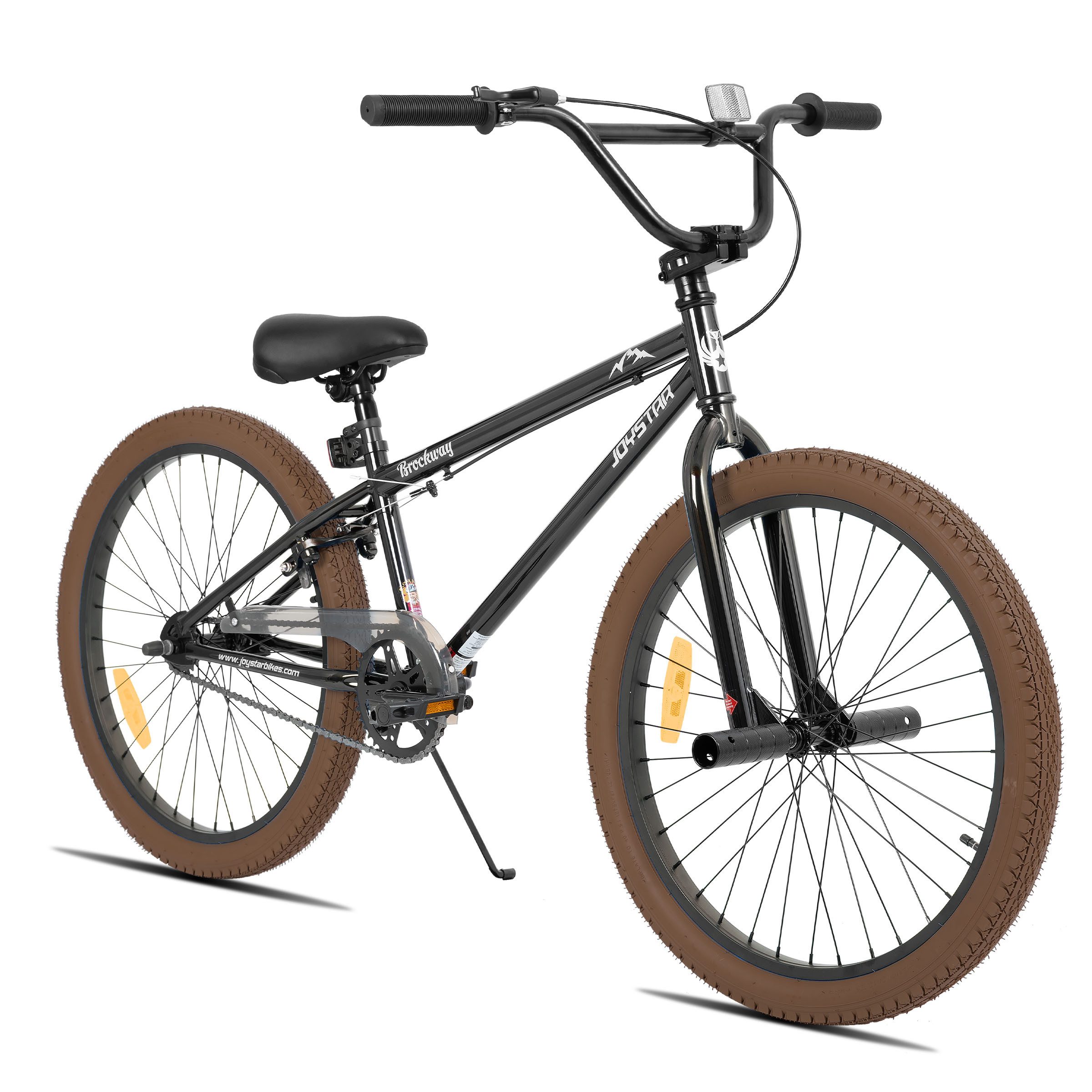 JOYSTAR Kinderfahrrad 20 Zoll BMX Fahrrad für Jungen Mädchen im Alter von 7-12 Jahren, Freestyle, Doppelbremsen, 2 pegs, Kettenschutz, Singlespeed