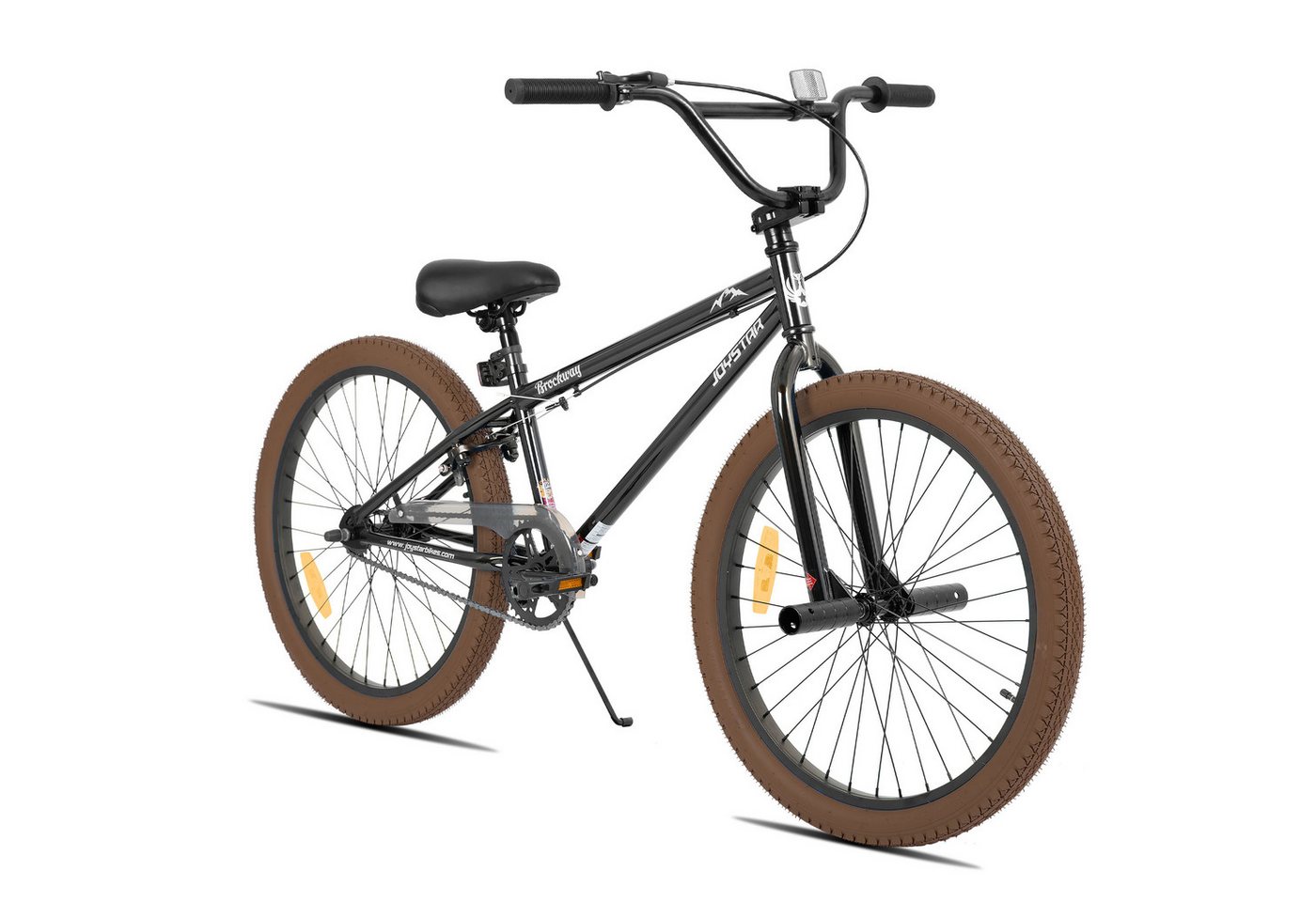 JOYSTAR Kinderfahrrad 20 Zoll BMX Fahrrad für Jungen Mädchen im Alter von 6-12 Jahren, Freestyle, Doppelbremsen, 2 pegs, Kettenschutz, Singlespeed