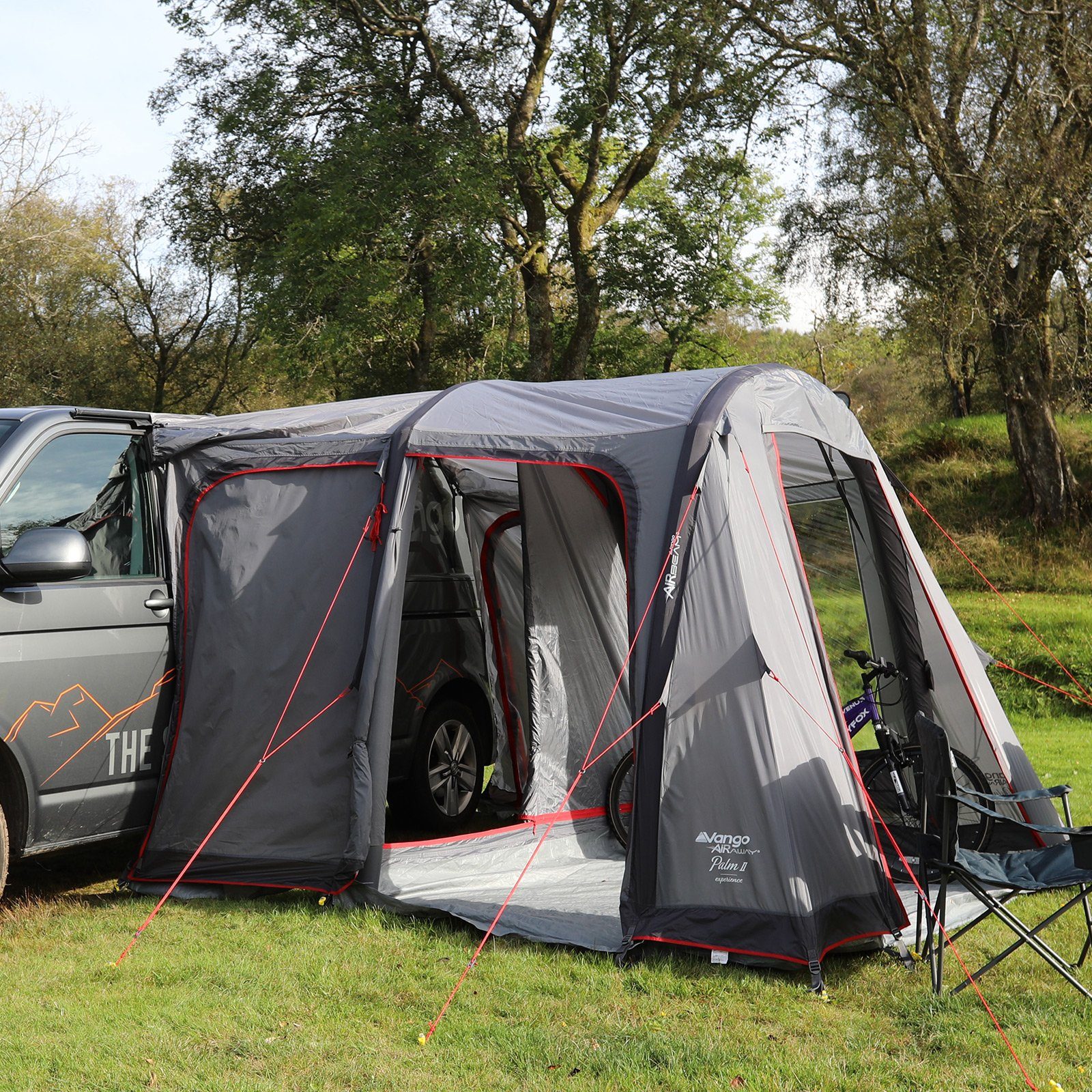 Vango aufblasbares Zelt Bus Vorzelt Faros II Air Low Camping Auto, Luft Zelt Van Airbeam Aufblasbar