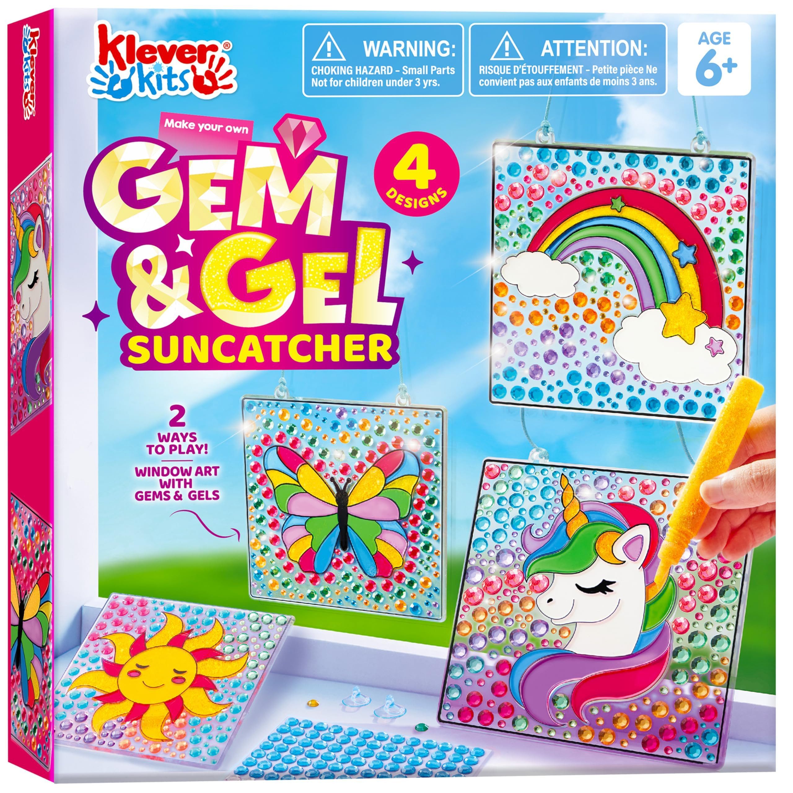Klever Kits Malen nach Zahlen Klever Kits Suncatcher Fenster Bastelsets für Kinder