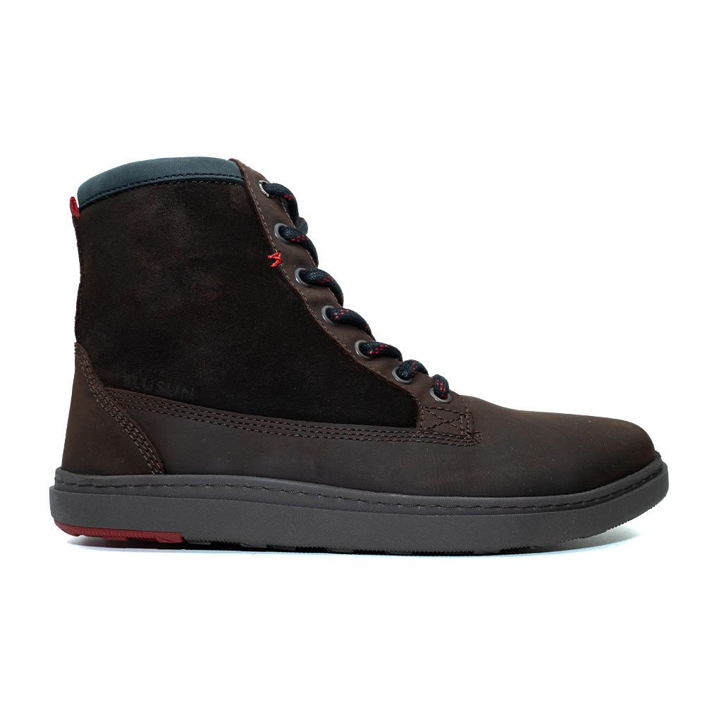 BLUSUN BLSN-080M brown Barfußschuh (1 Paar, flexible Barfußsohle) Leder