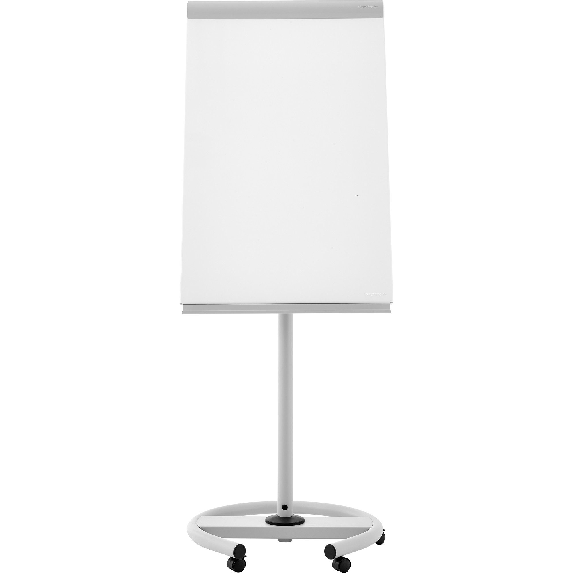 magnetoplan® Standtafel Flipchart de Luxe 12270F13 mobil lichtgrau/weiß