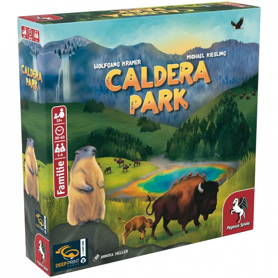 Pegasus Spiele Spiel, Caldera Park (Deep Print Games) - deutsch