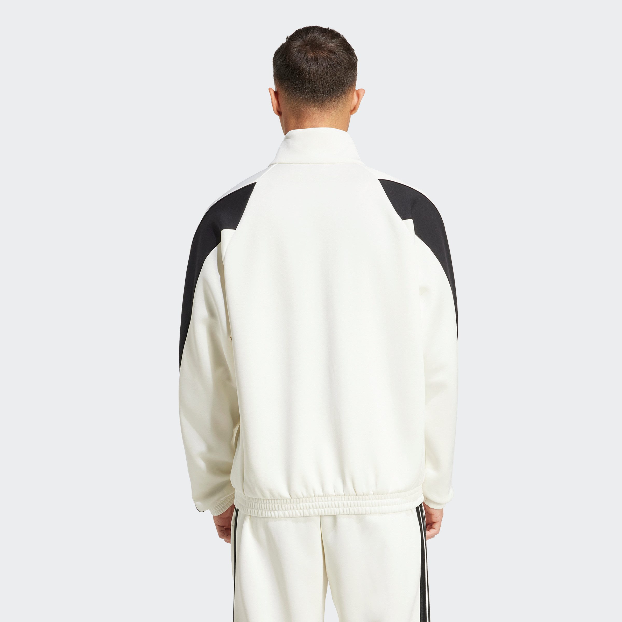 adidas Sportswear Trainingsjacke STADIUM aus Polyester und Baumwolle, mit Rollkragen, lockere Passform