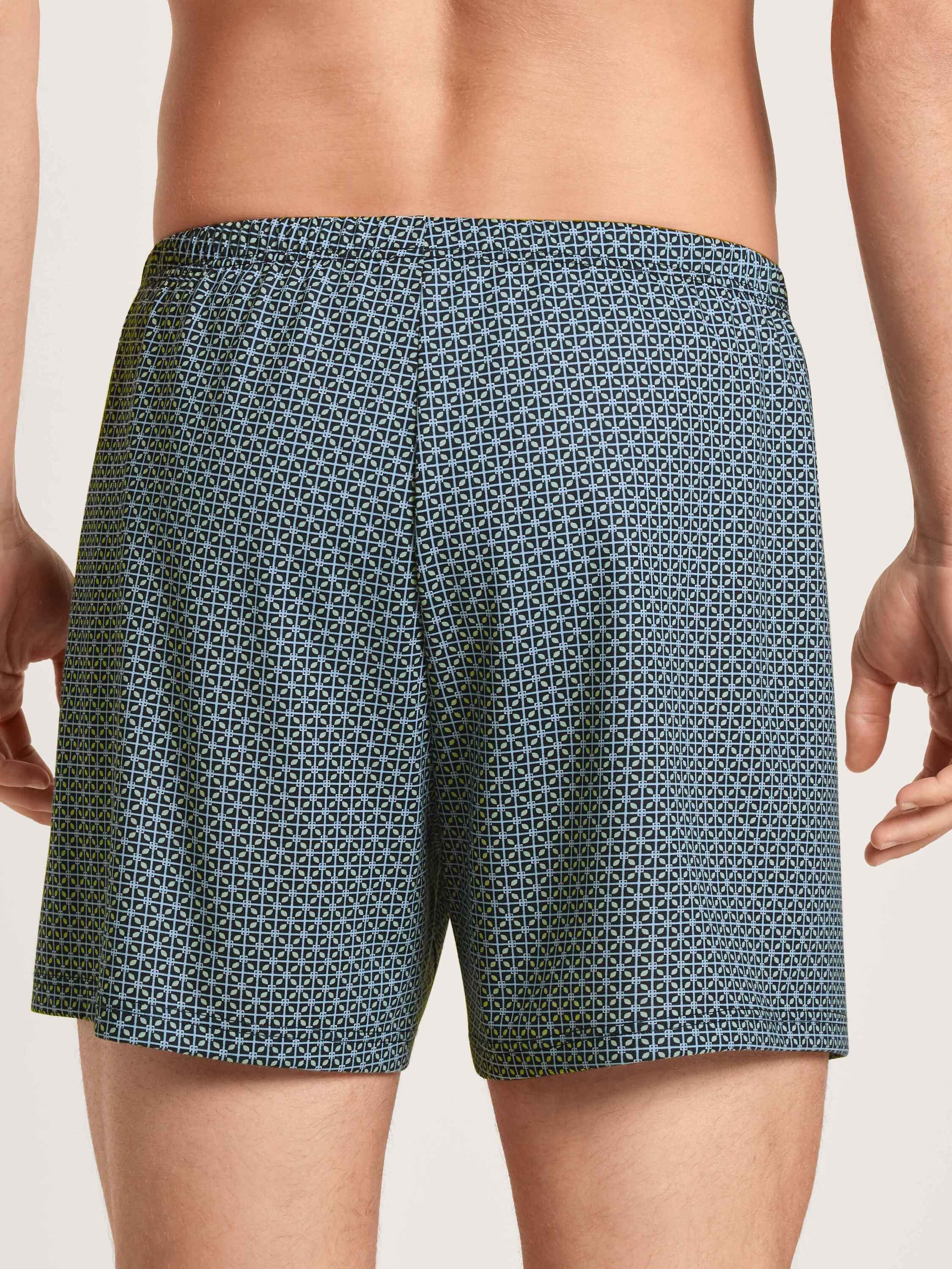 CALIDA Boxershorts Jersey-Boxershorts blue ohne (1-St) Eingriff tempest