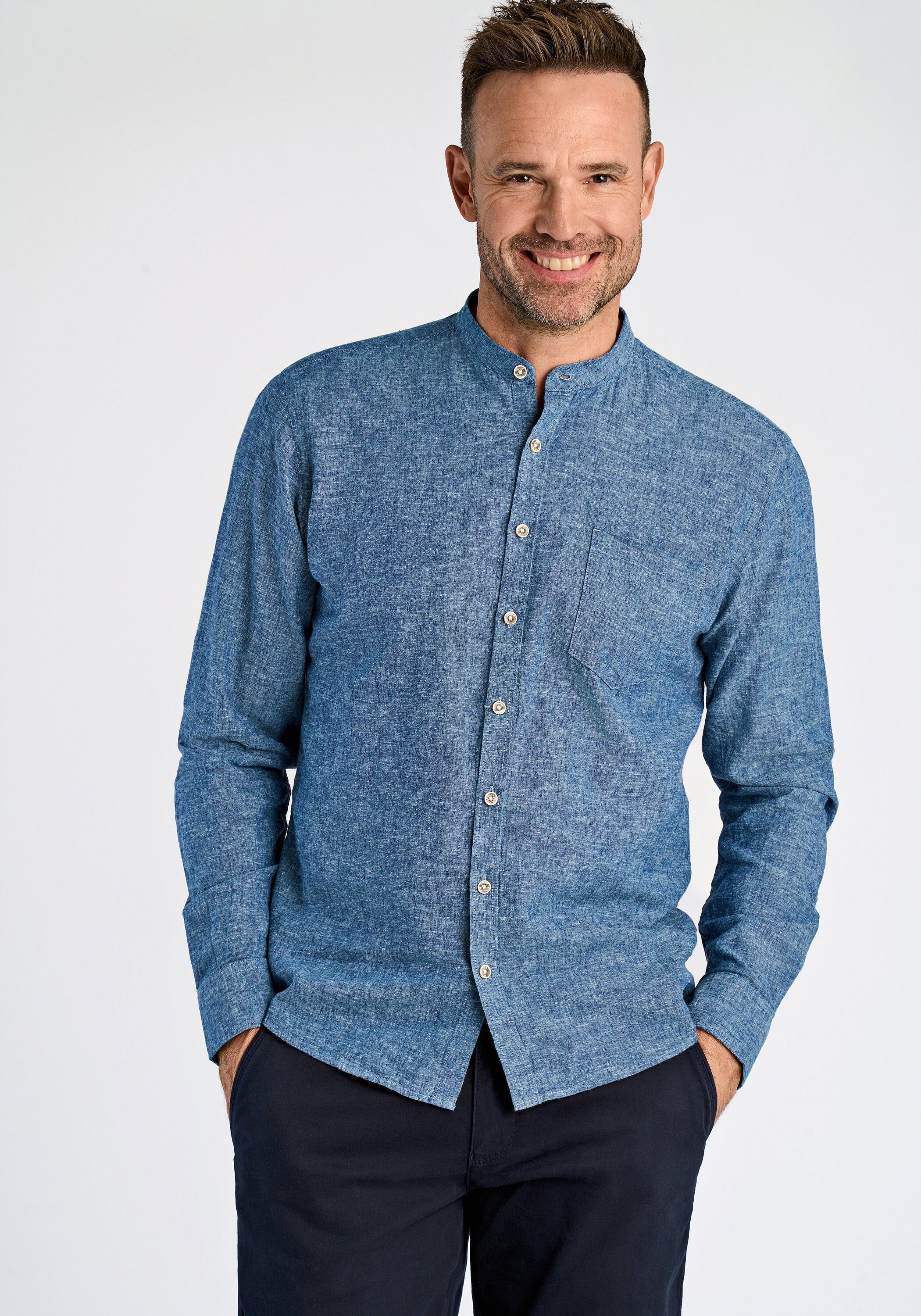 JACK’S Leinenhemd Leinenhemd (Langarm) Regular Fit
