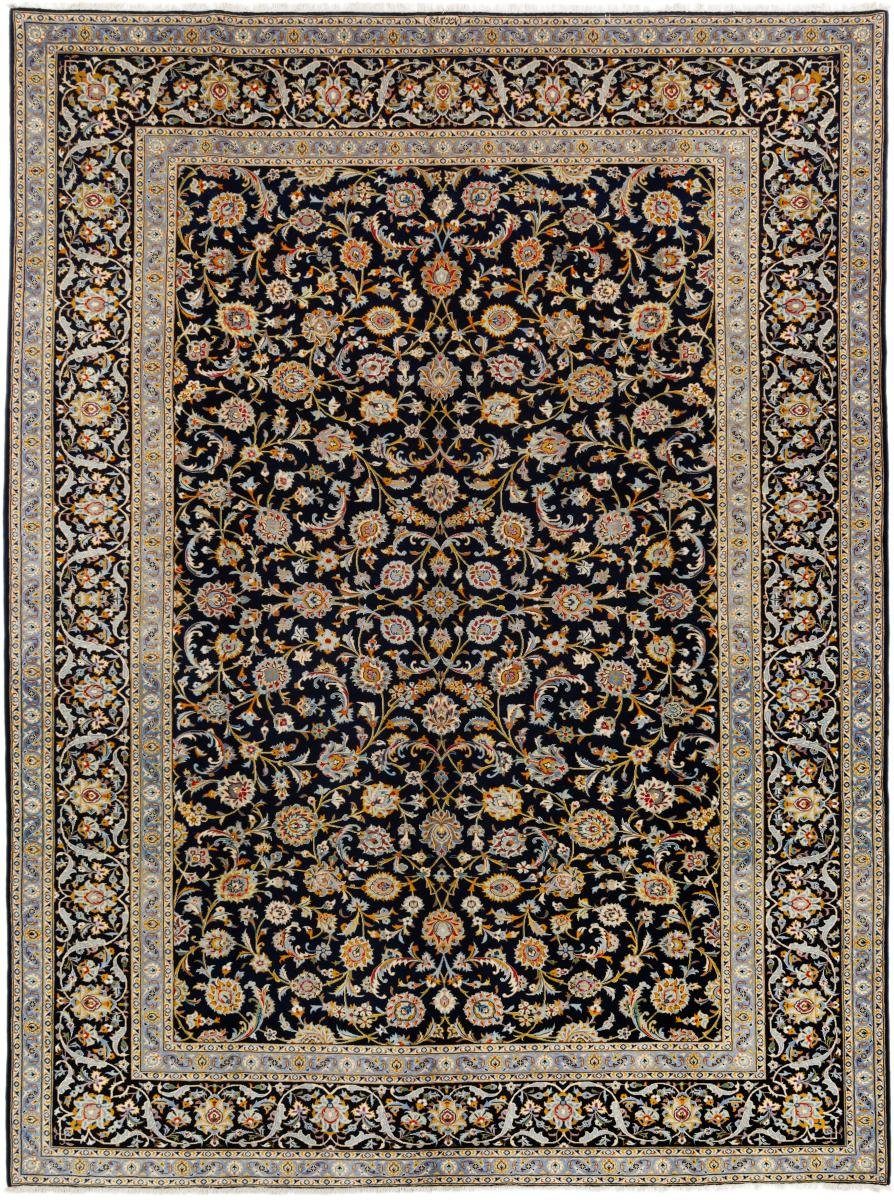 Orientteppich Keshan 306x411 Handgeknüpfter Orientteppich / Perserteppich, Nain Trading, rechteckig, Höhe: 12 mm