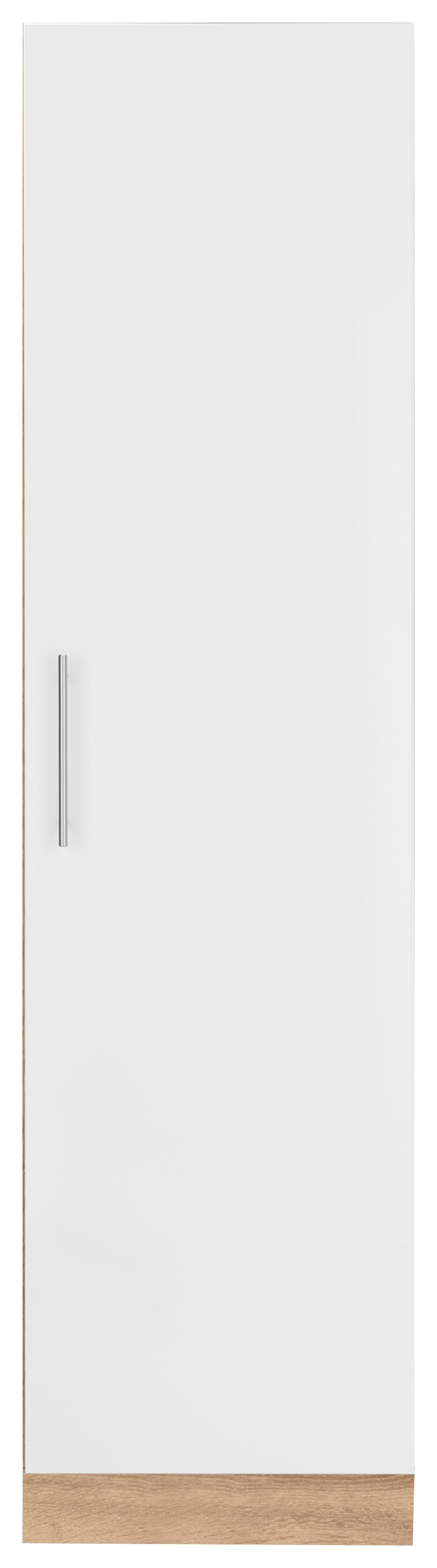 wiho Küchen Seitenschrank Cali 50 eichefarben cm Sonoma Korpus: matt, Front: breit Eichefarben | Weiß