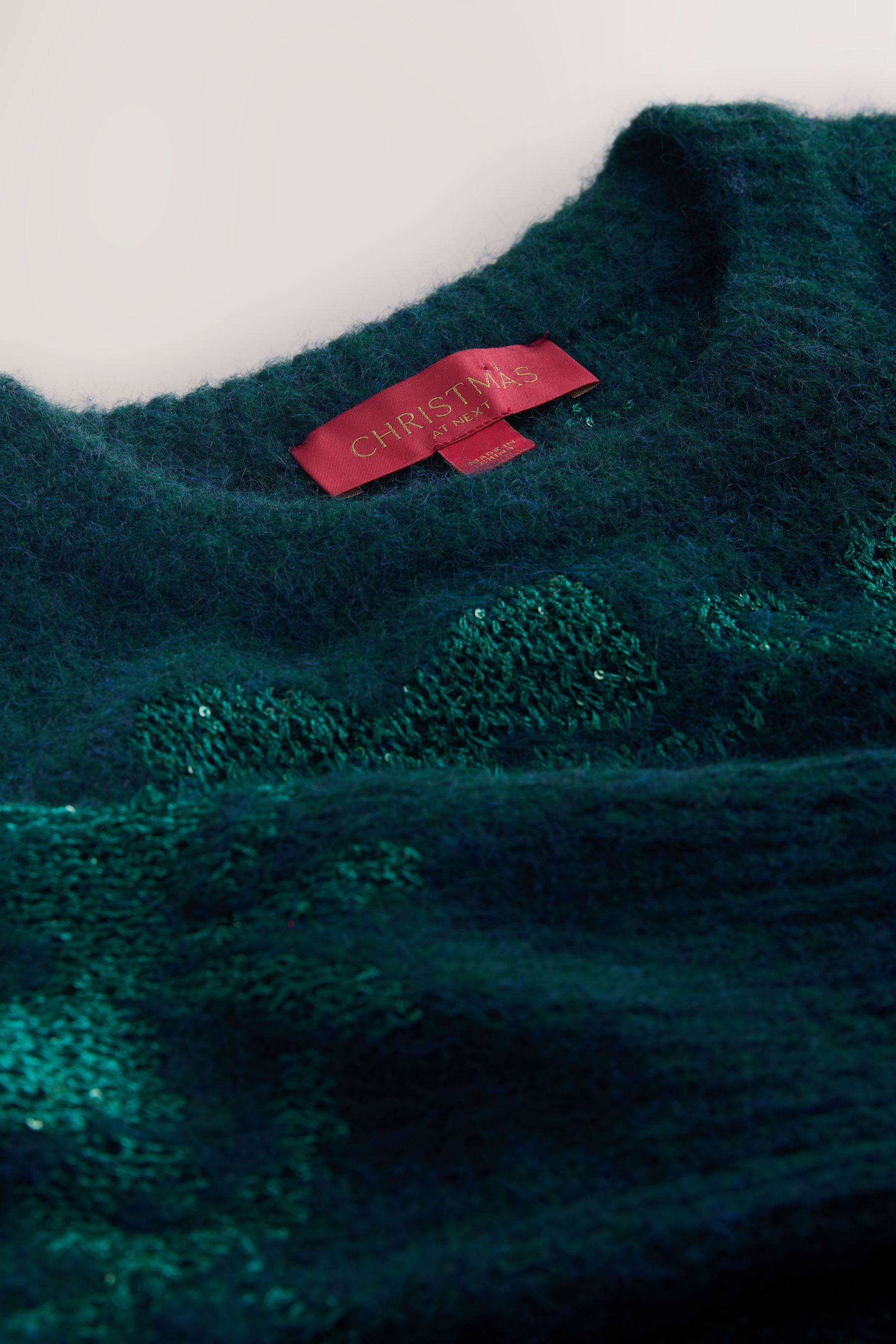 Next Strickpullover Langärmeliger Weihnachtspullover (1-tlg)